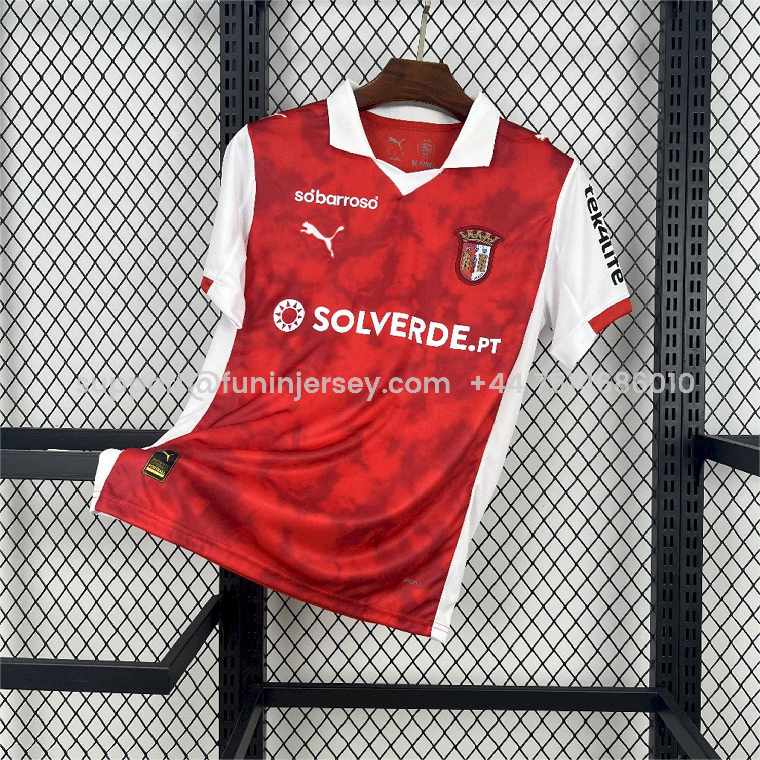 Funinjersey-Braga 25-26 Home Jersey - Fans Version