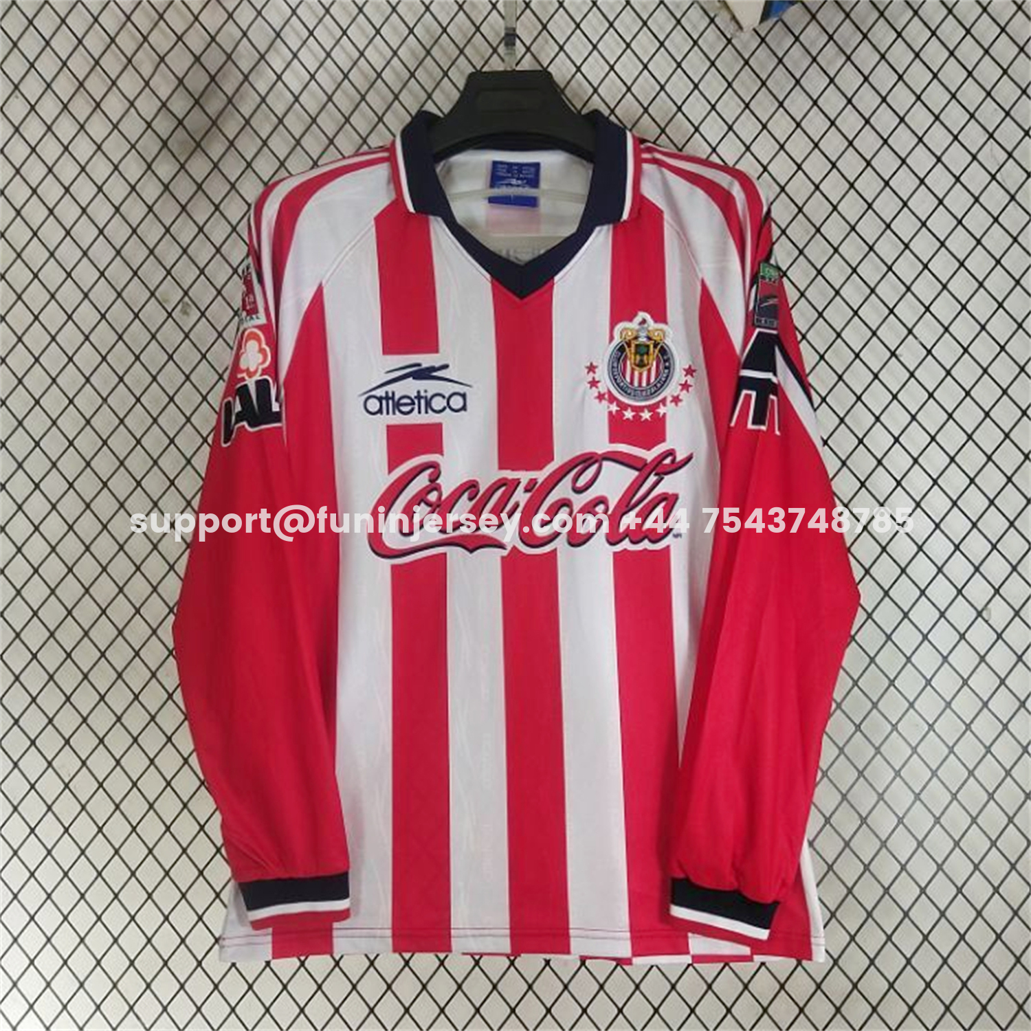 Funinjersey-Retro Chivas de Guadalajara 1998-99 Home Long Sleeves Jersey