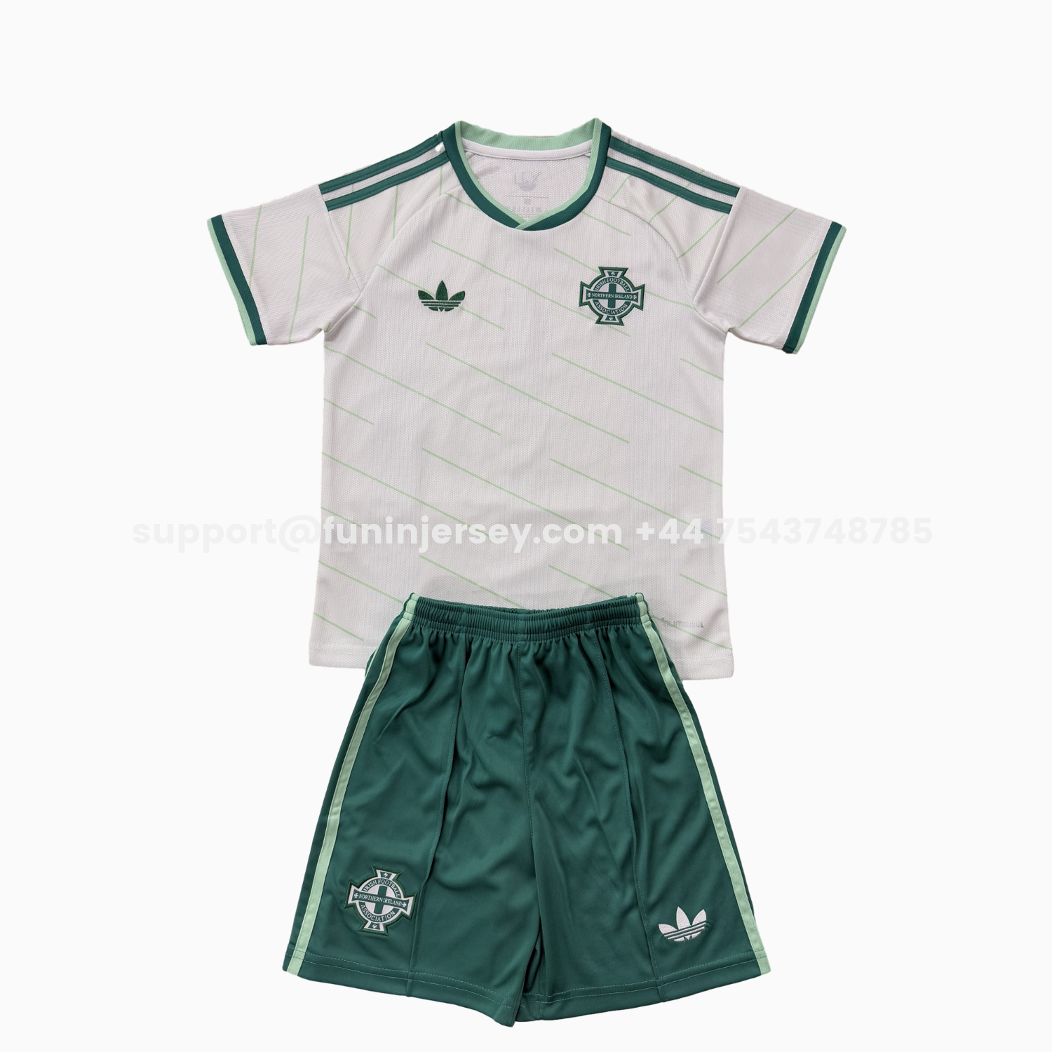 Funinjersey-Northern Ireland 26-27 Away Kids Kit