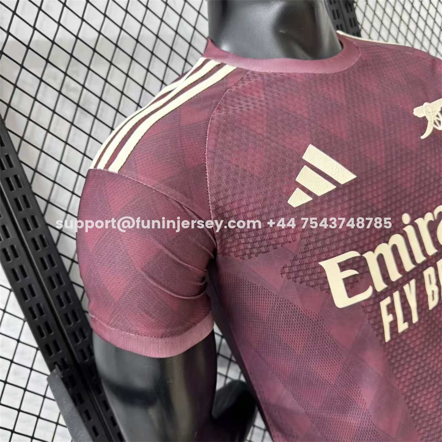 Funinjersey-Arsenal 26-27 Yellow Sponsors Wine Red Special Jersey - Player Version