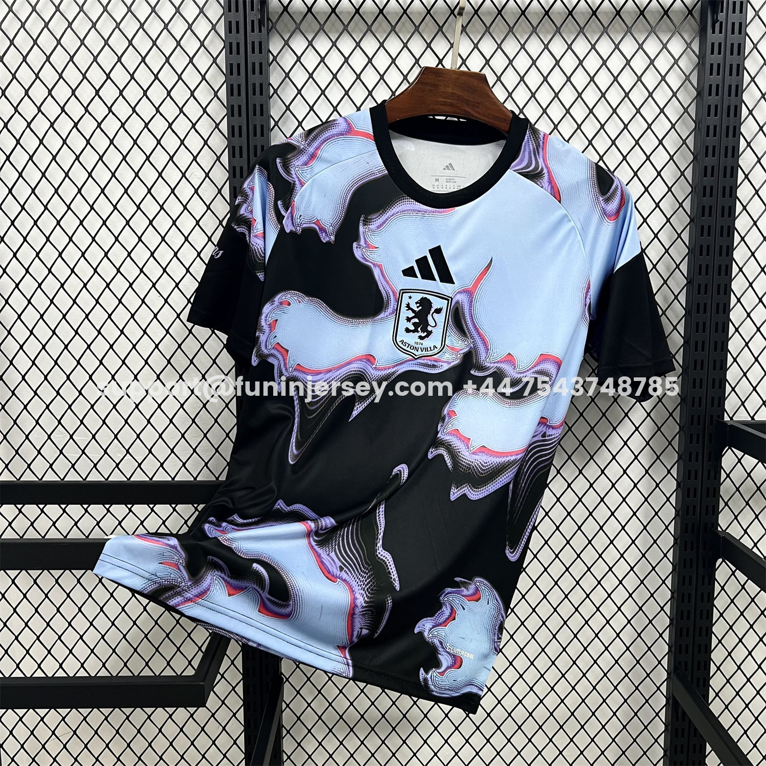 Funinjersey-Aston Villa 26-27 Pre-Match Jersey - Fans Version