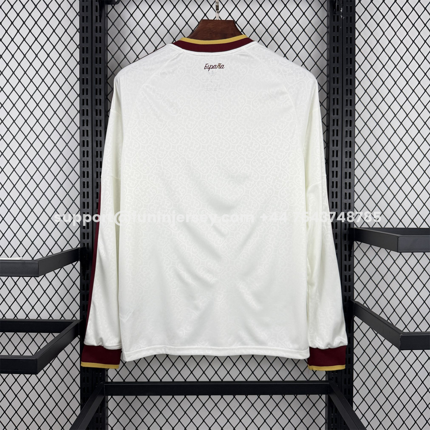Funinjersey-Spain 2026 Away Long Sleeves Jersey - Fans Version