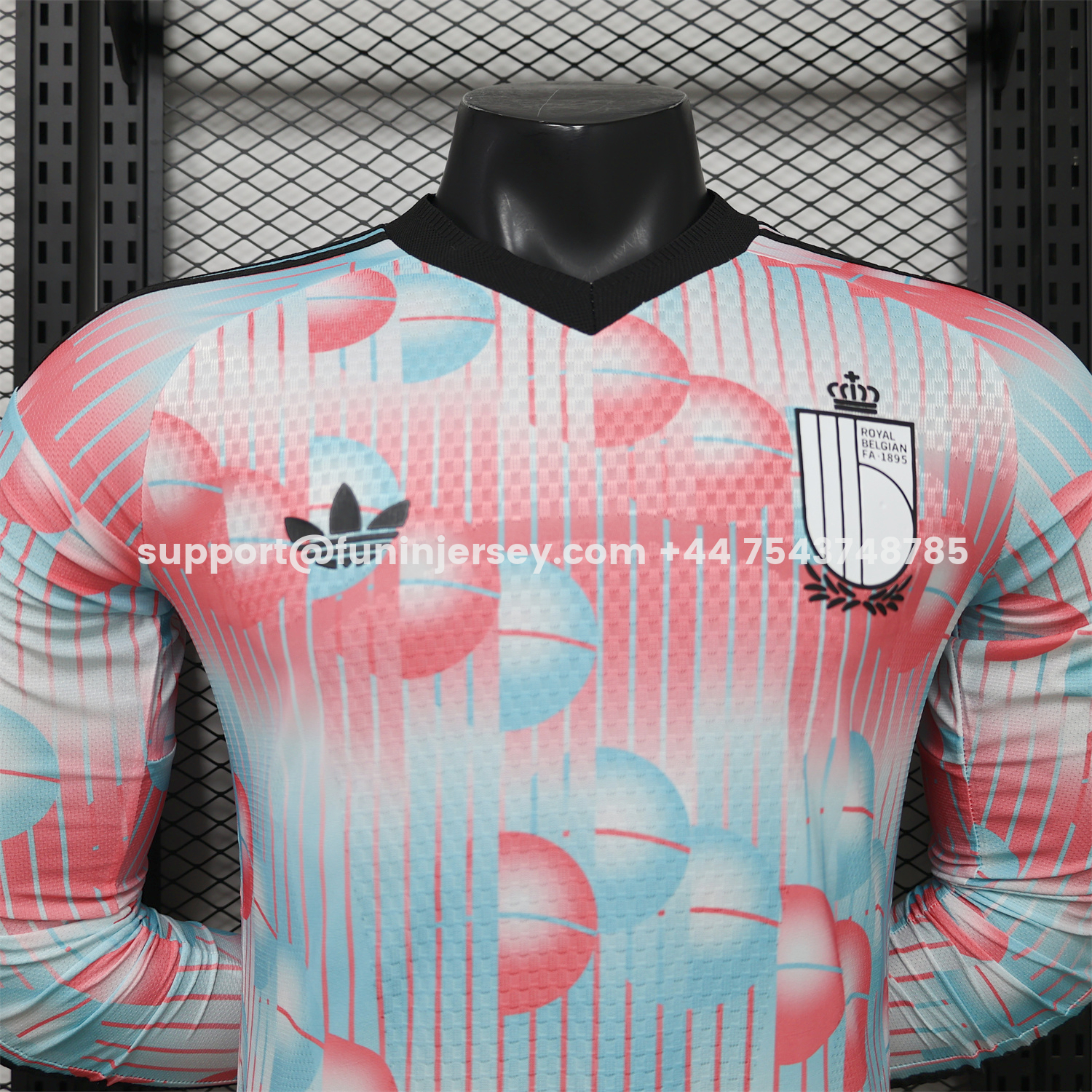 Funinjersey-Belgium 2026 Away Long Sleeves Jersey - Player Version