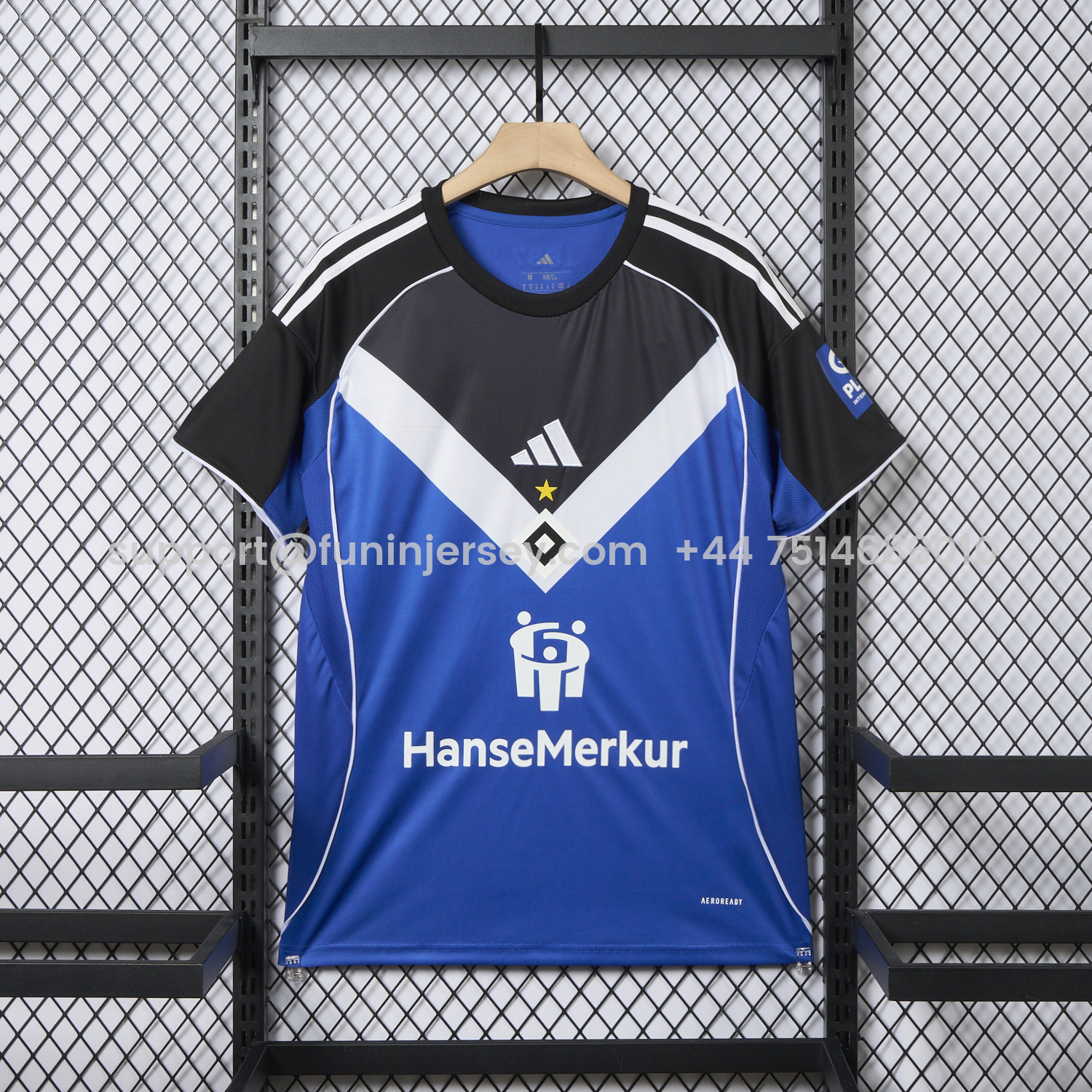 Funinjersey-Hamburger SV 25-26 Away Jersey - Fans Version