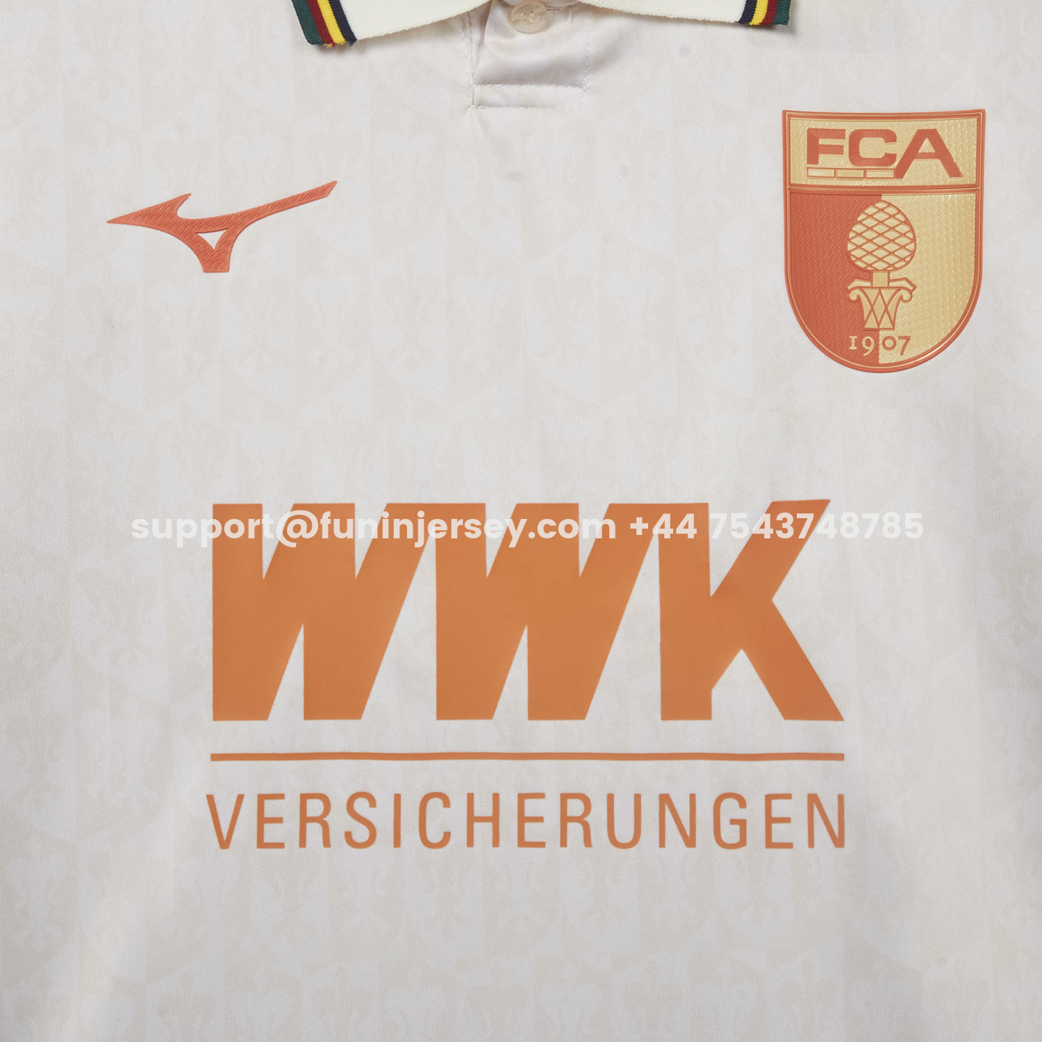 Funinjersey-Augsburg 25-26 Pale Yellow Special Jersey - Fans Version