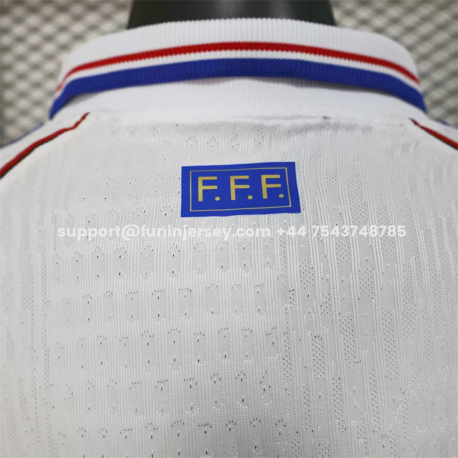 Funinjersey-Retro France 1998 Away White Jersey - Player Version