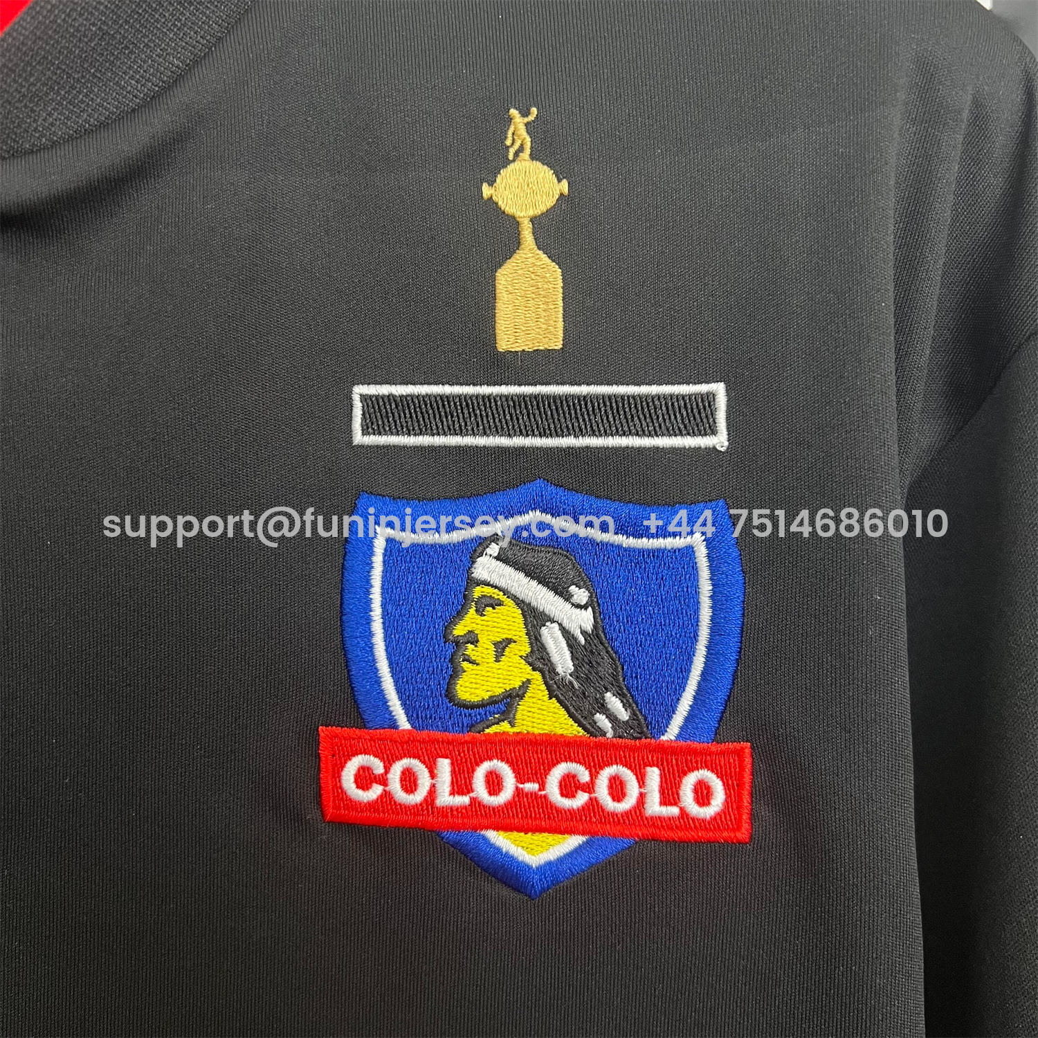 Funinjersey-Retro Colo Colo 2013 Away Black Jersey