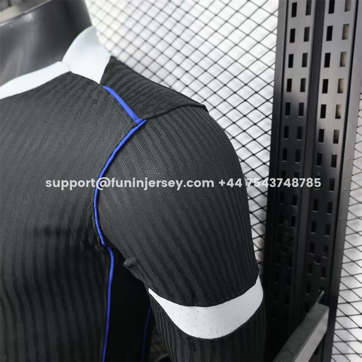 Funinjersey-C.H.E.L.S.E.A 25-26 Third Long Unsponsored Black Jersey - Player Version