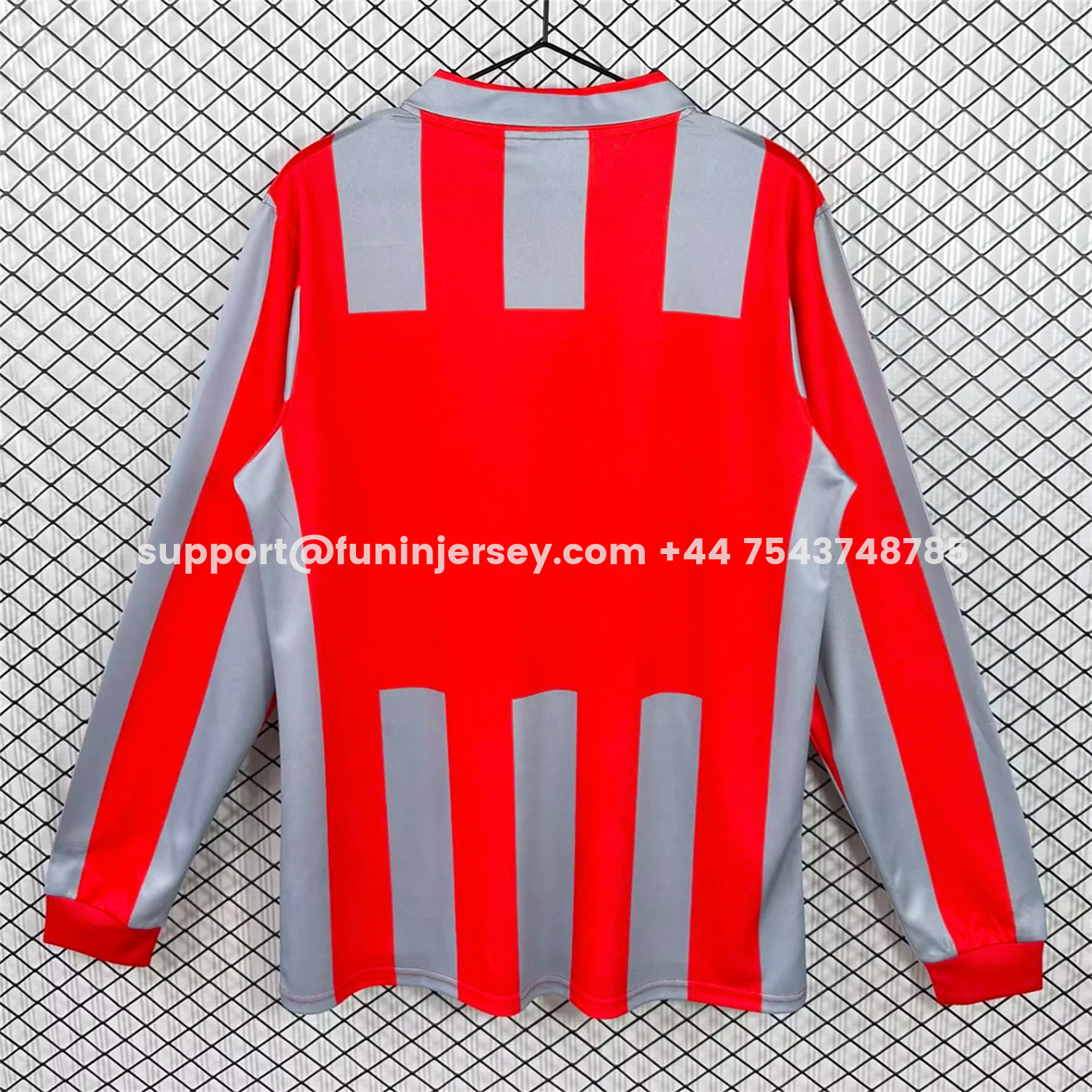 Funinjersey-Retro Cremonese 1995-96 Home Long Sleeves Jersey