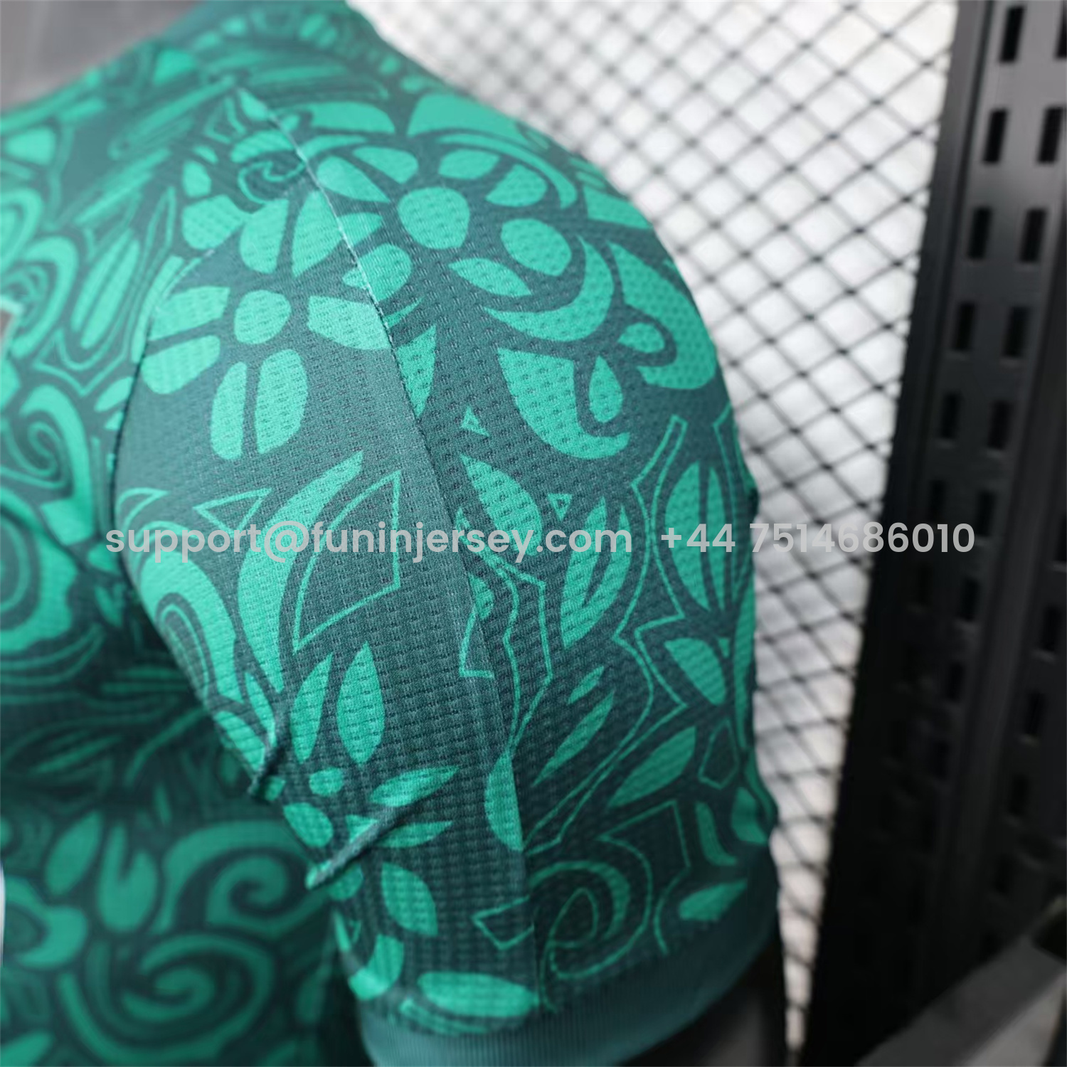 Funinjersey-Club Deportivo Palestino Palestine 25-26 Green Flowers Jersey - Player Version