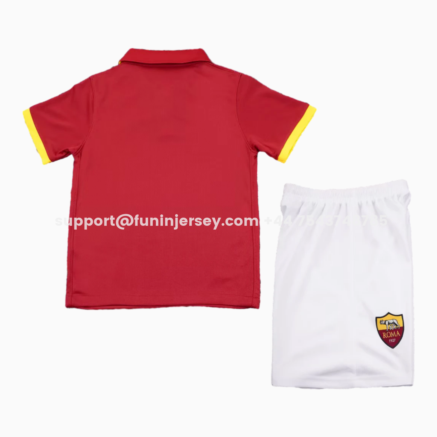 Funinjersey-Retro Roma 2014-15 Home Kids Kit