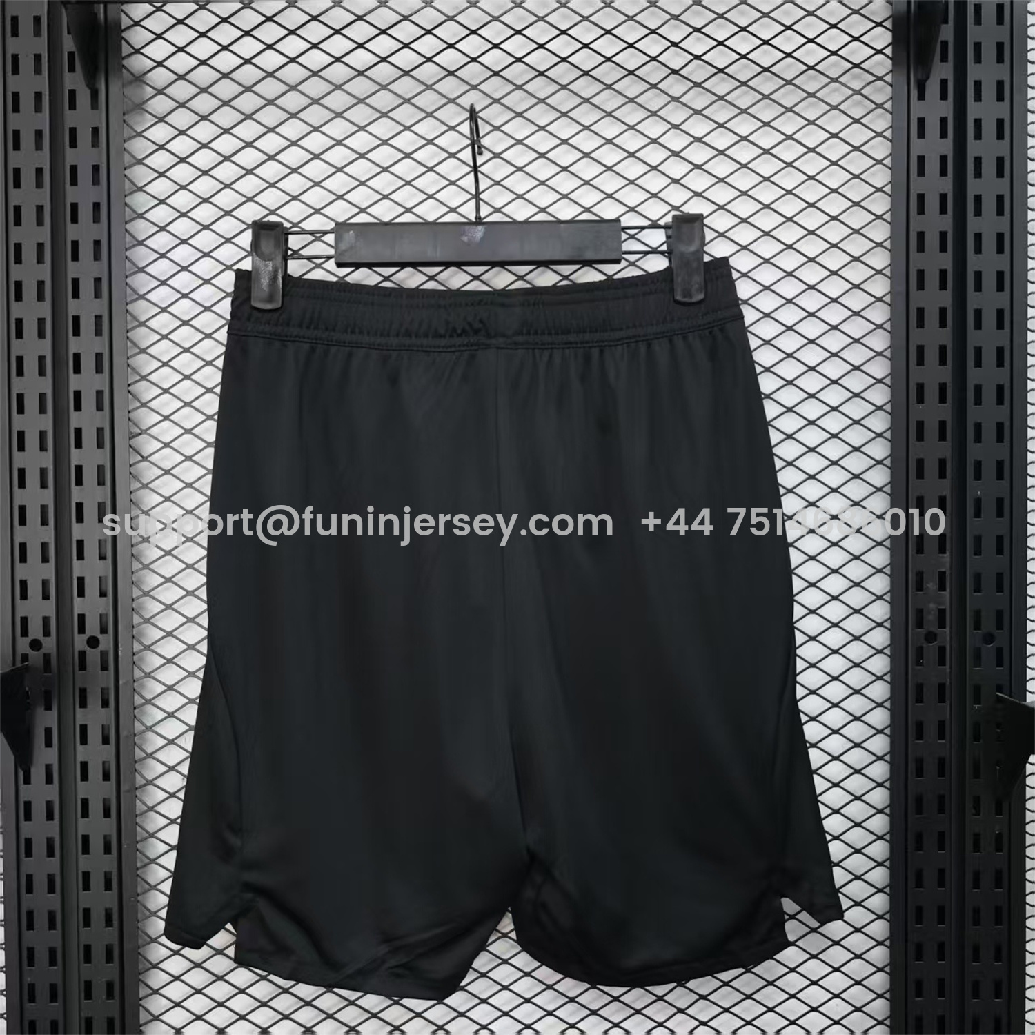 Funinjersey-Manchester United 25-26 Home Black Shorts - Player Version