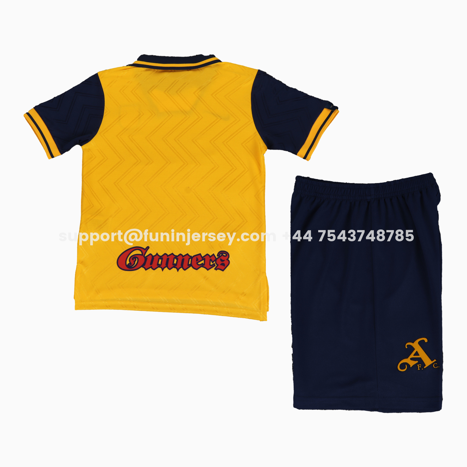 Funinjersey-Retro Arsenal 1996-97 Away Kids Kit