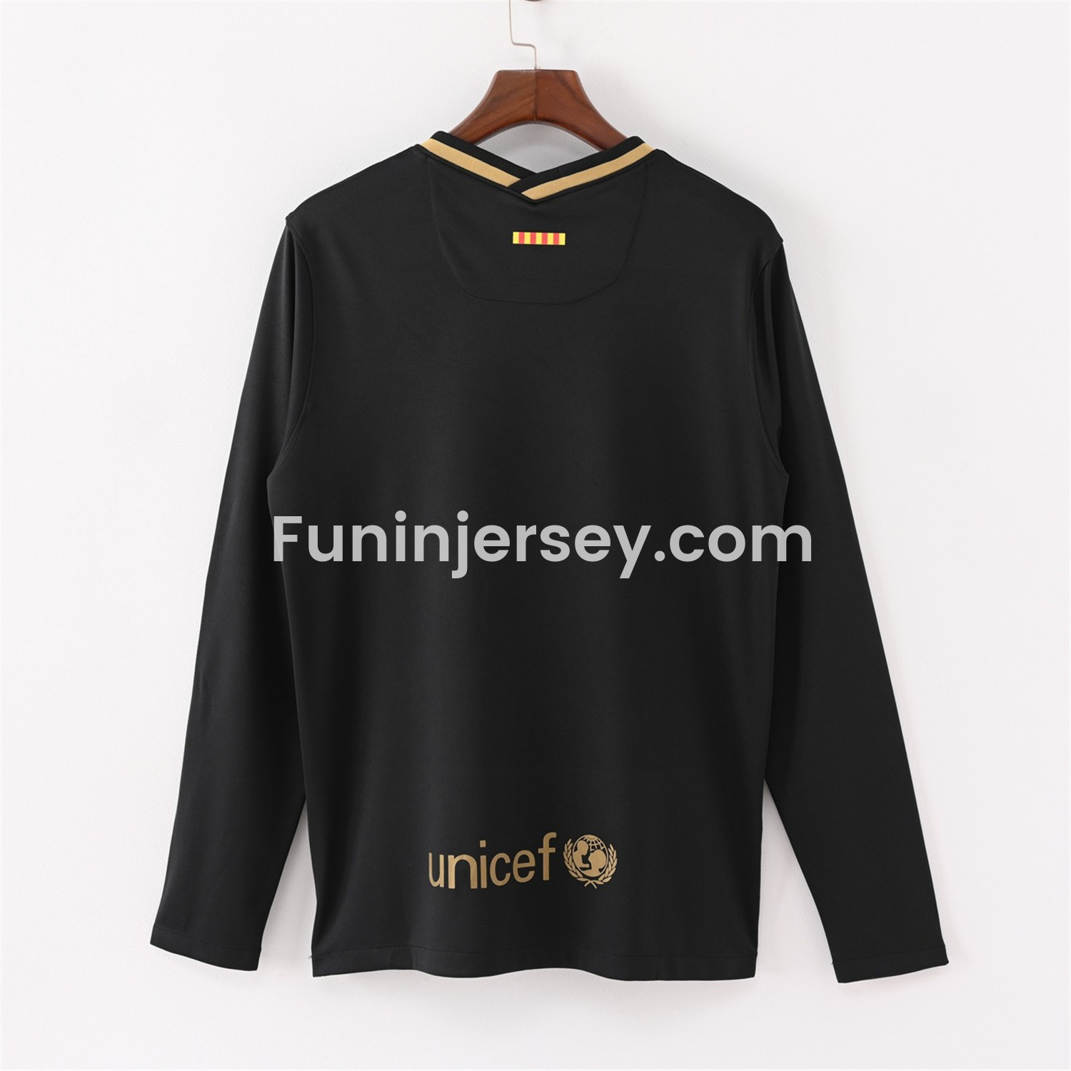 Funinjersey-Retro Barcelona 20-21 Away Long Sleeves Jersey