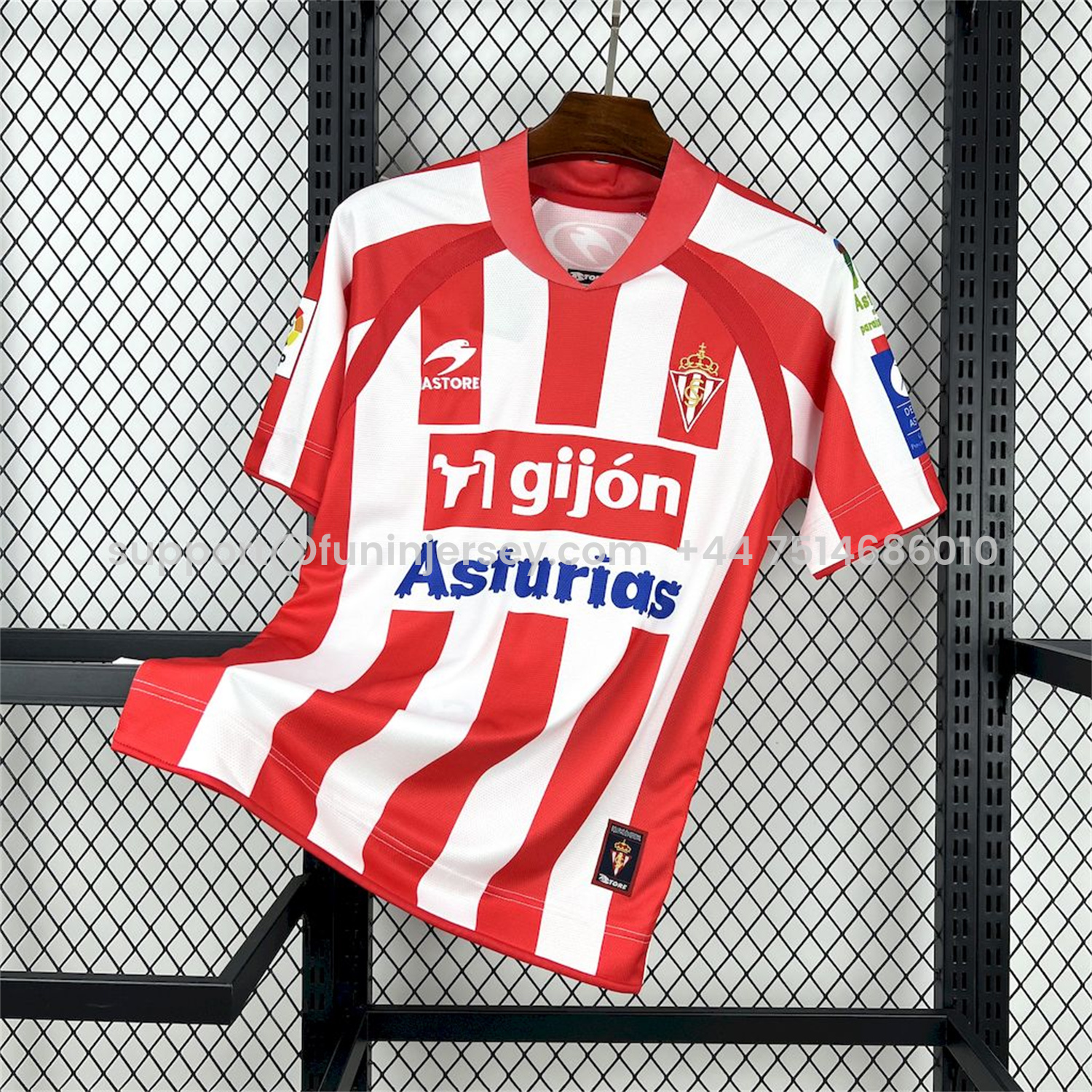 Funinjersey-Retro Sporting de Gijon 2008-09 Home Jersey