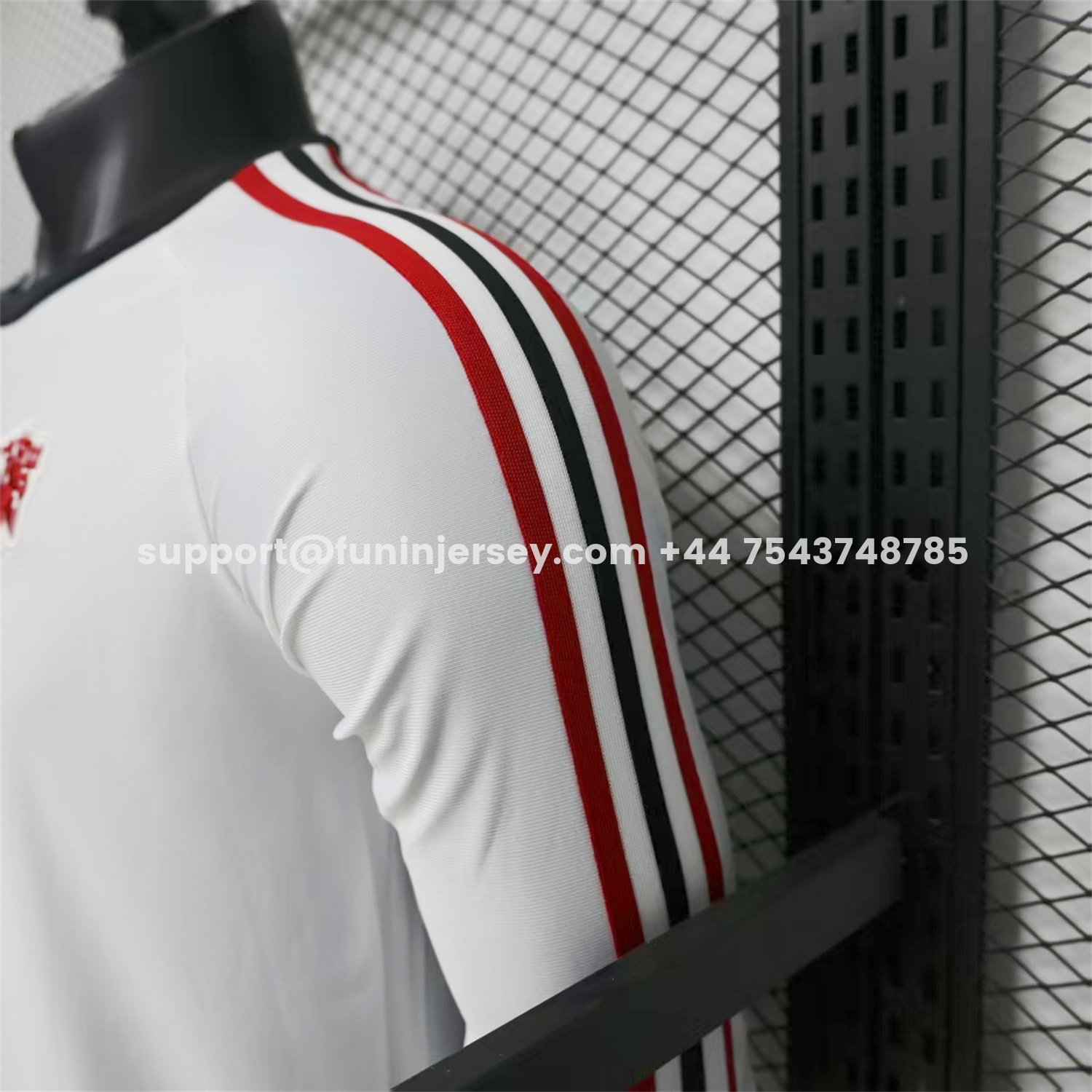 Funinjersey-Manchester United 26-27 White Casual Long Sleeves Jersey - Player Version