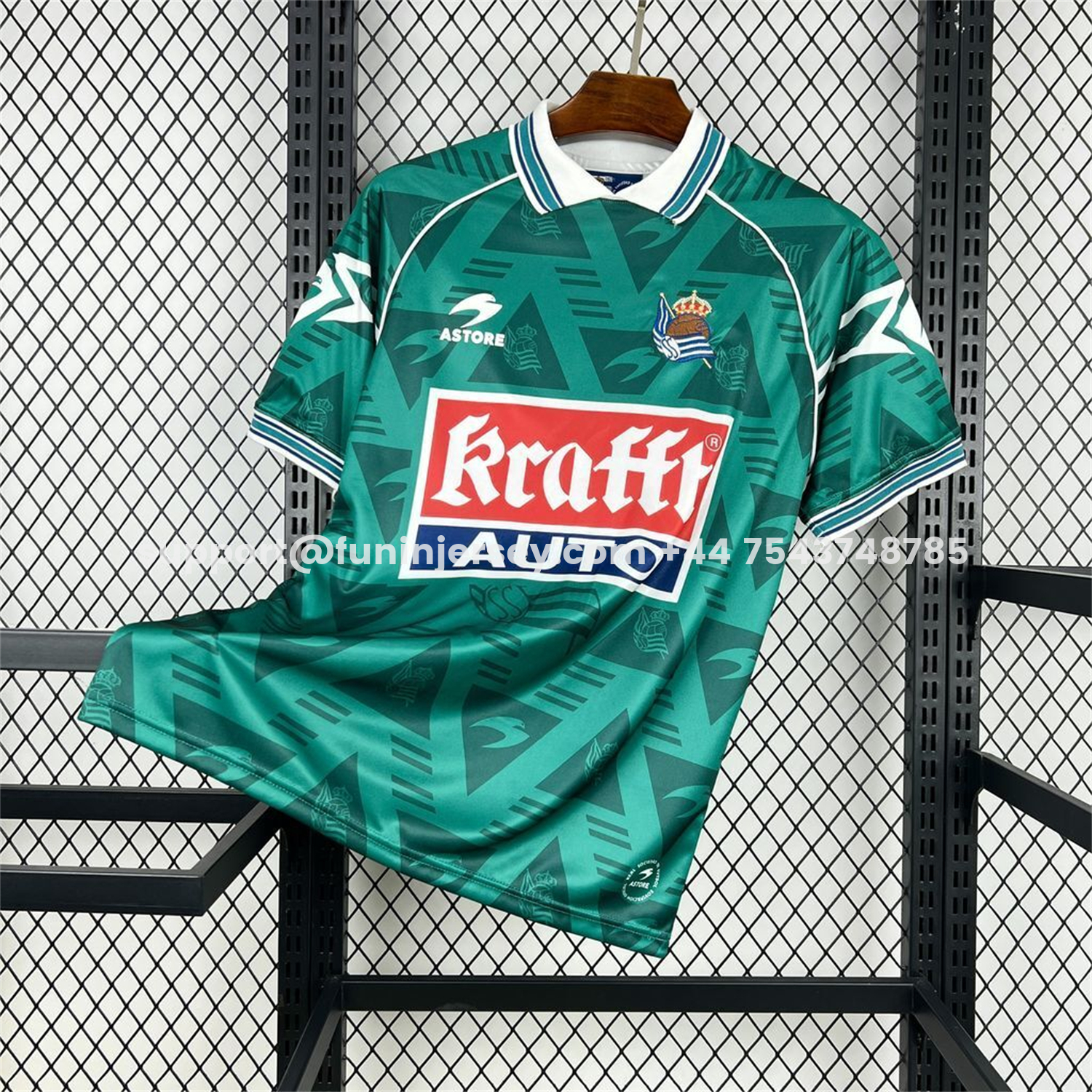 Funinjersey-Retro Real Sociedad 1995-96 Home Jersey