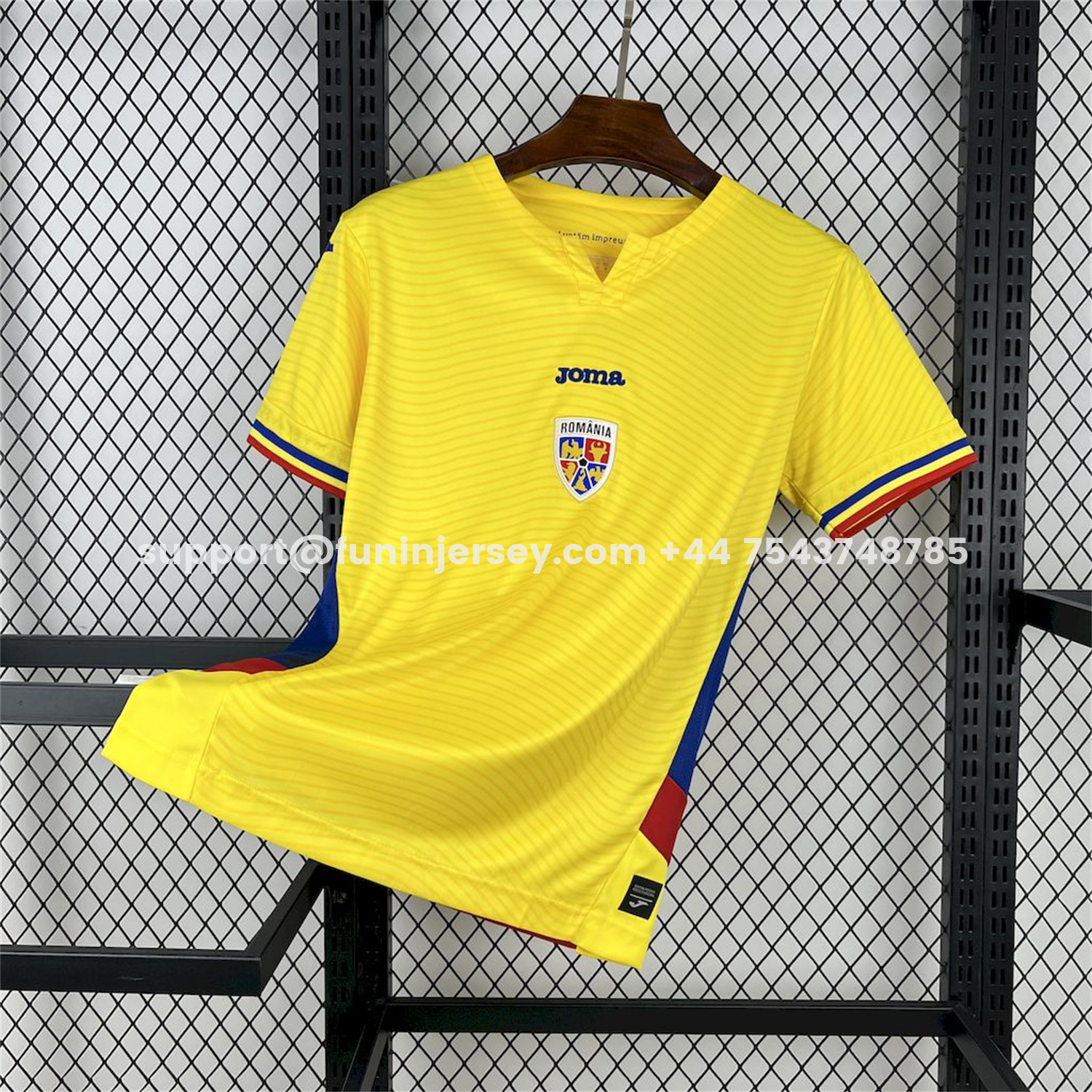 Funinjersey-Romania 2025-26 Home Jersey - Fans Version