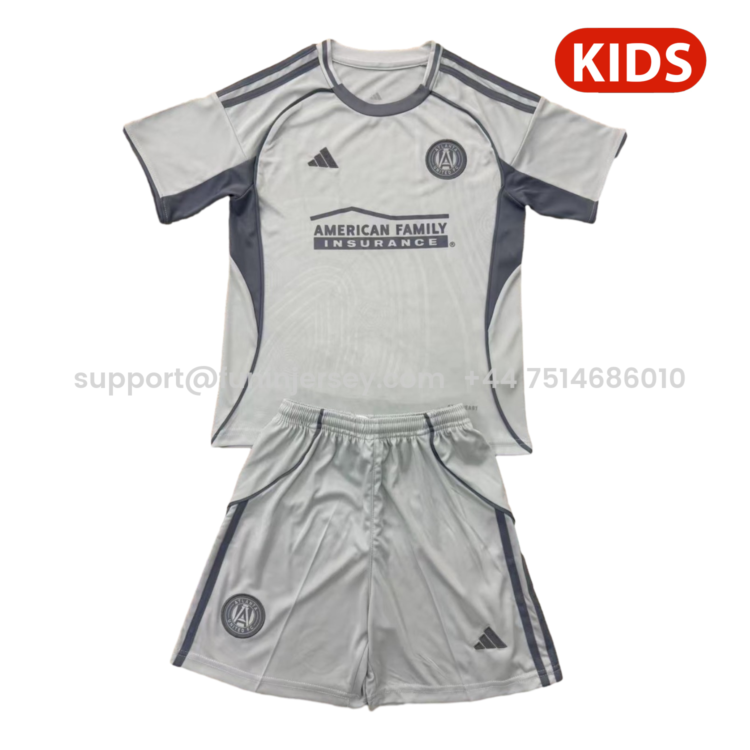 Funinjersey-Atlanta United 25-26 Pre-Match Training Kids Kit