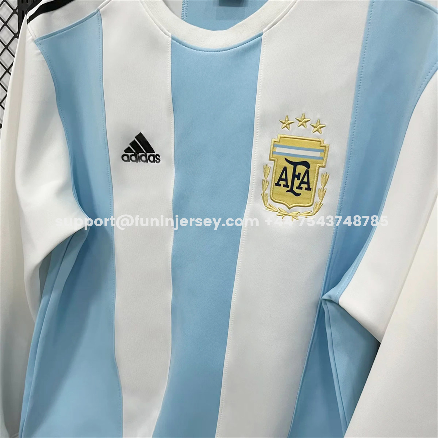 Funinjersey-Argentina 25-26 Home Unisex Pullover Hoodie