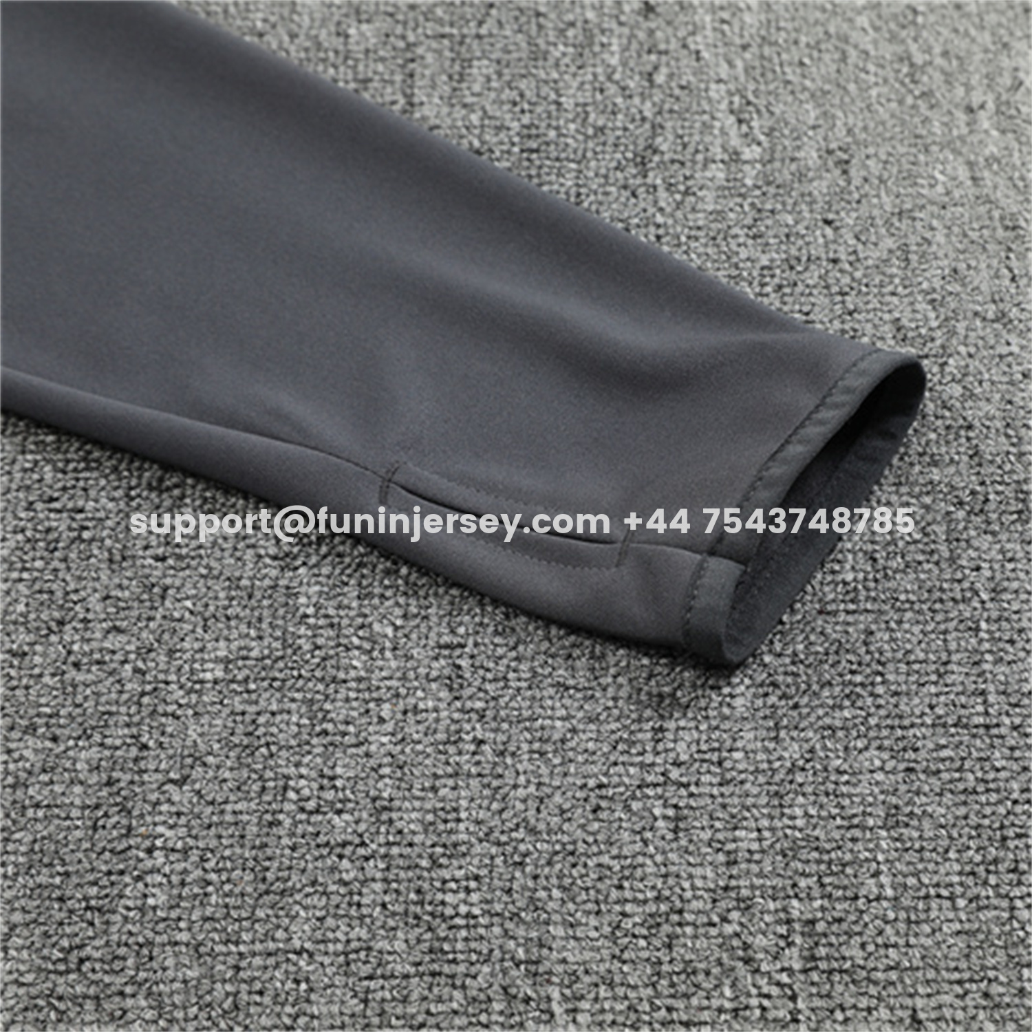 Funinjersey-Arsenal 25-26 Long Sleeve Training Set - Wine Red Top & Grey Pants