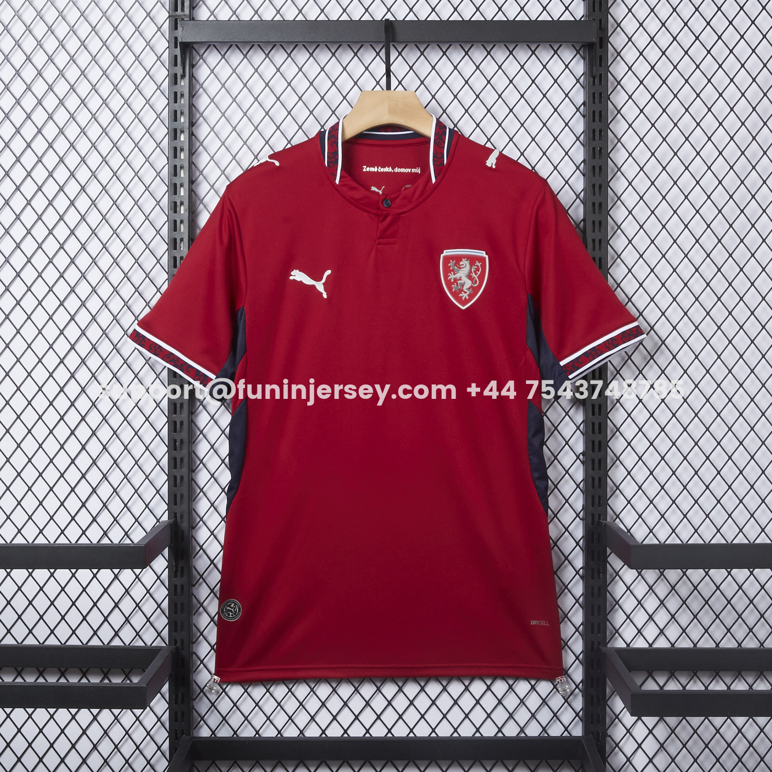 Funinjersey-Czech Republic 2026 Home Jersey - Fans Version