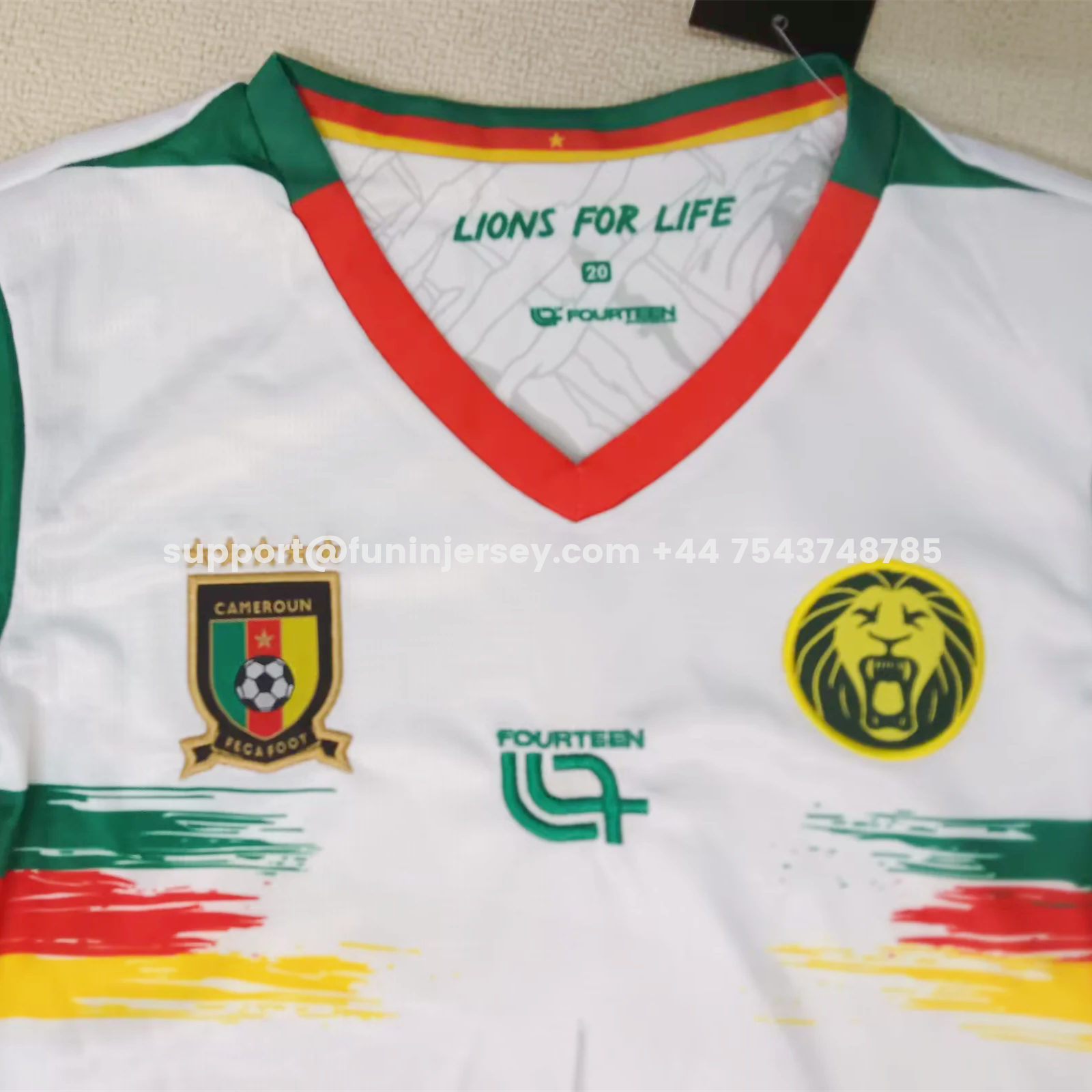 Funinjersey-Cameroon 25-26 Third Kids Kit