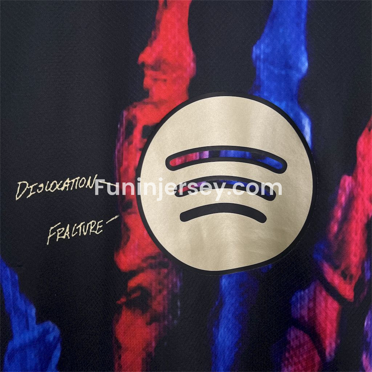 Funinjersey-Barcelona 25-26 Red & Blue Palm Black Jersey - Fans Version