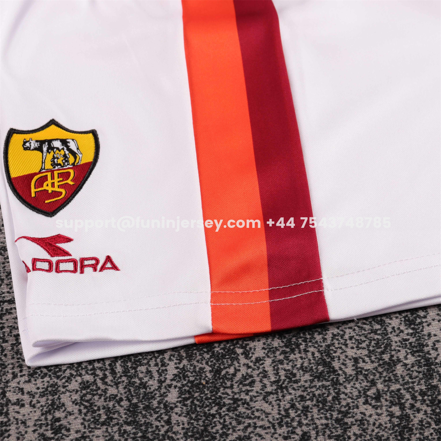 Funinjersey-Retro Roma 1998-99 Home Kids Kit
