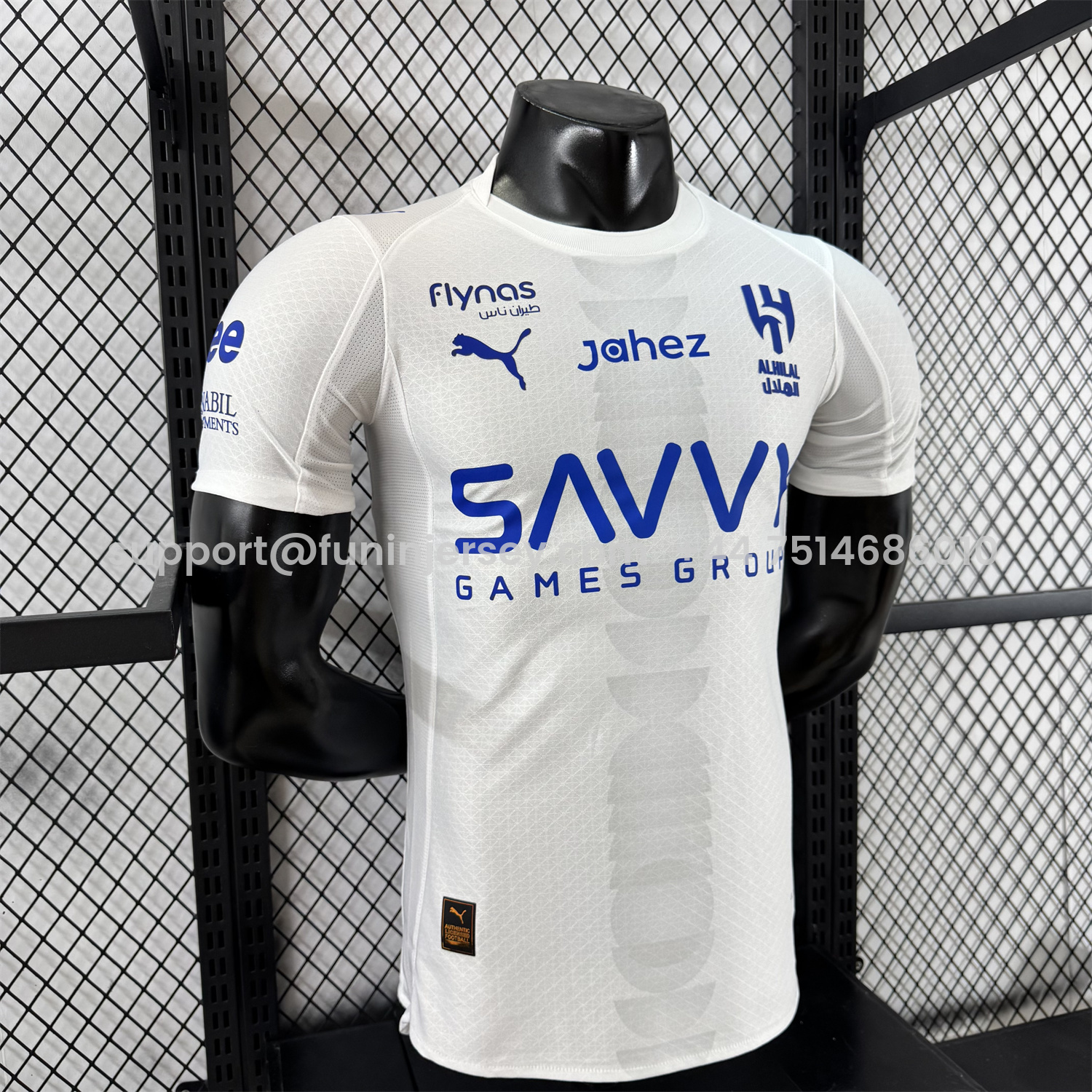 Funinjersey-Al Hilal Riyadh Crescent 25-26 Away Jersey With Chest Sponsor - Player Version