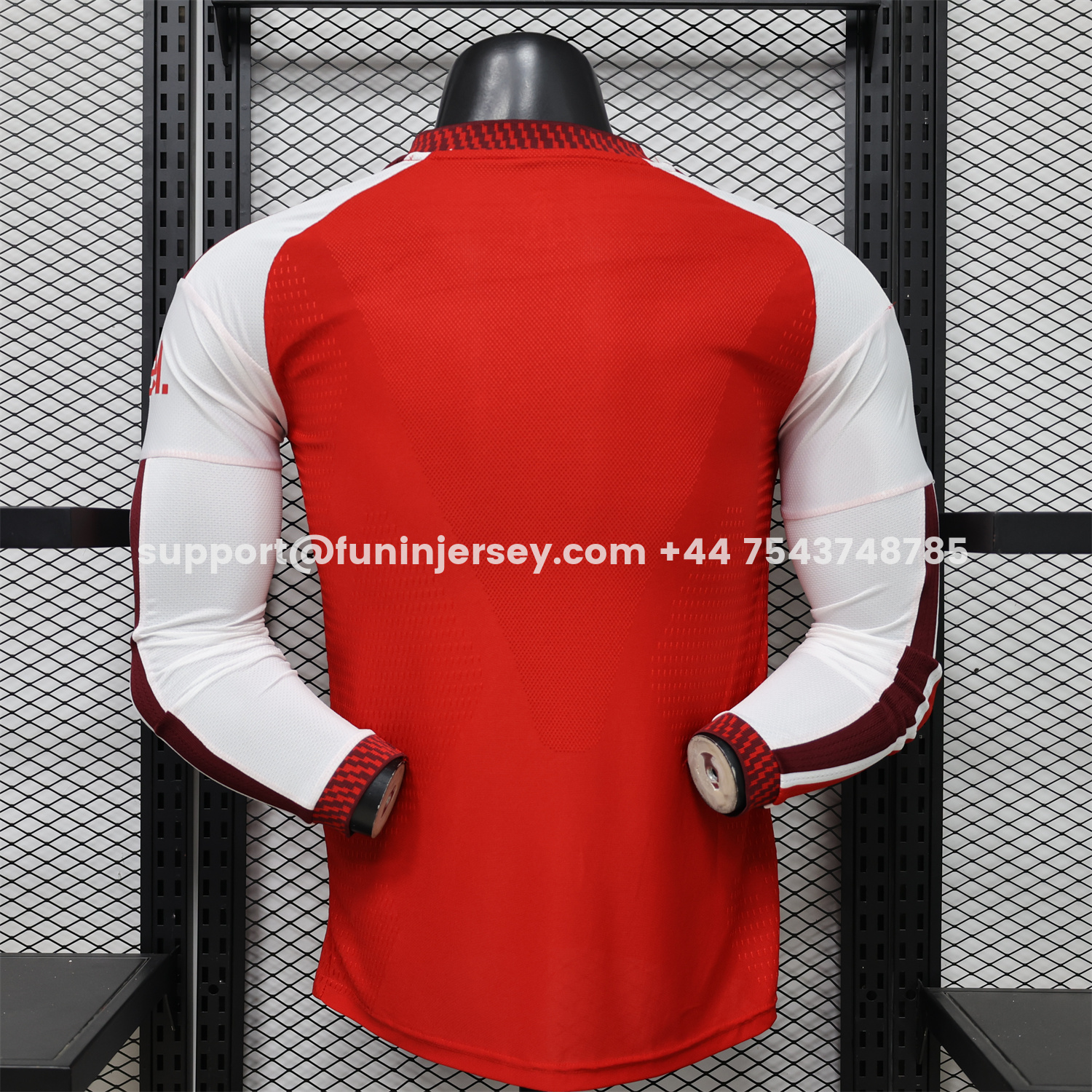 Funinjersey-Arsenal 26-27 Home Long Sleeves Jersey - Player Version