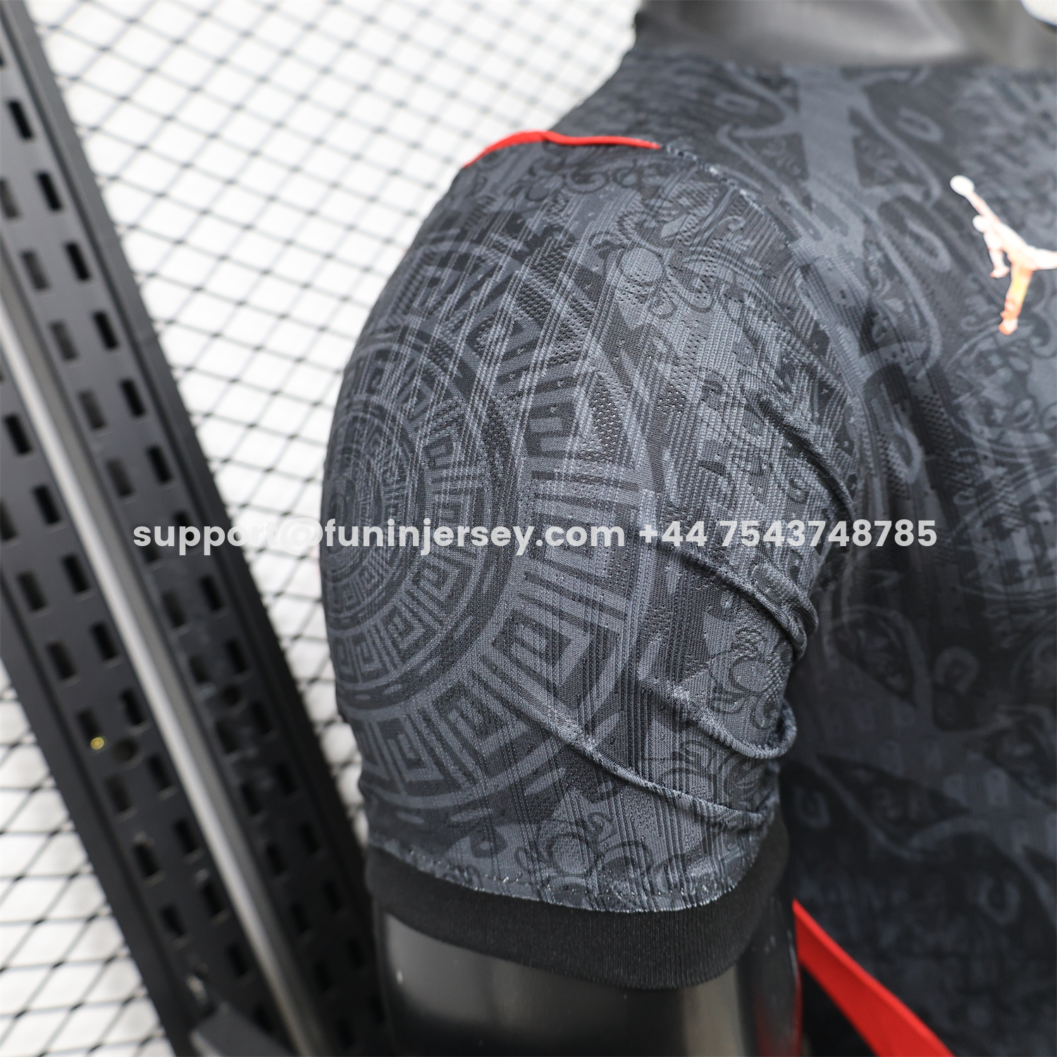 Funinjersey-Barcelona 25-26 Jordan Black Special Jersey - Player Version