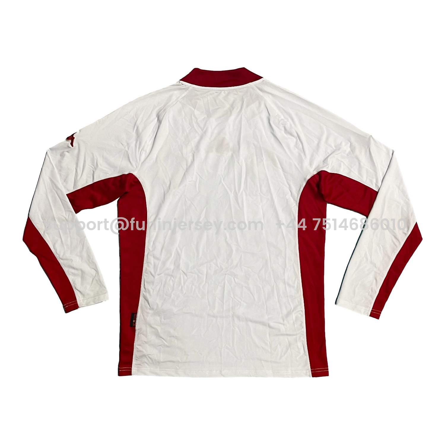Funinjersey-Retro Roma 2001-02 Away Long Sleeves Jersey