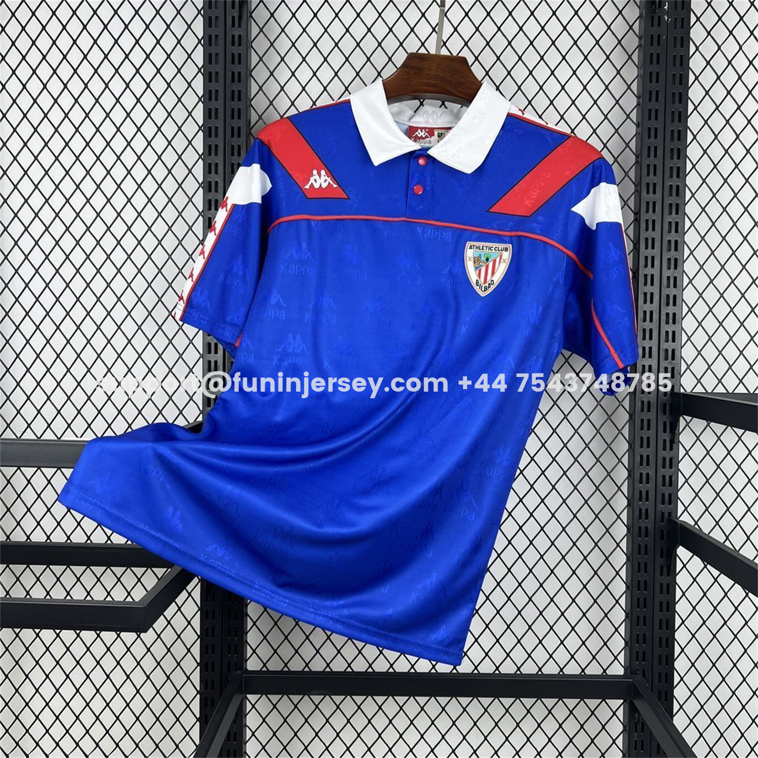 Funinjersey-Retro Athletic Bilbao 1994-95 Away Jersey
