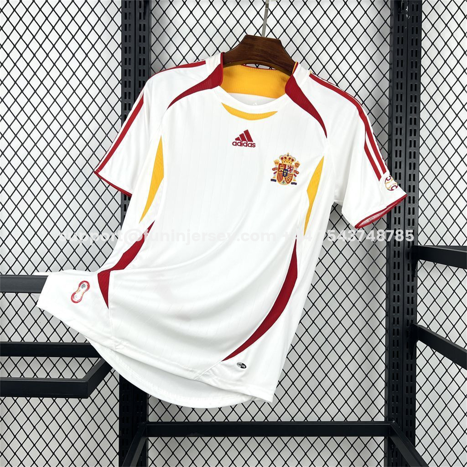 Funinjersey-Retro Spain 2006 Away Jersey