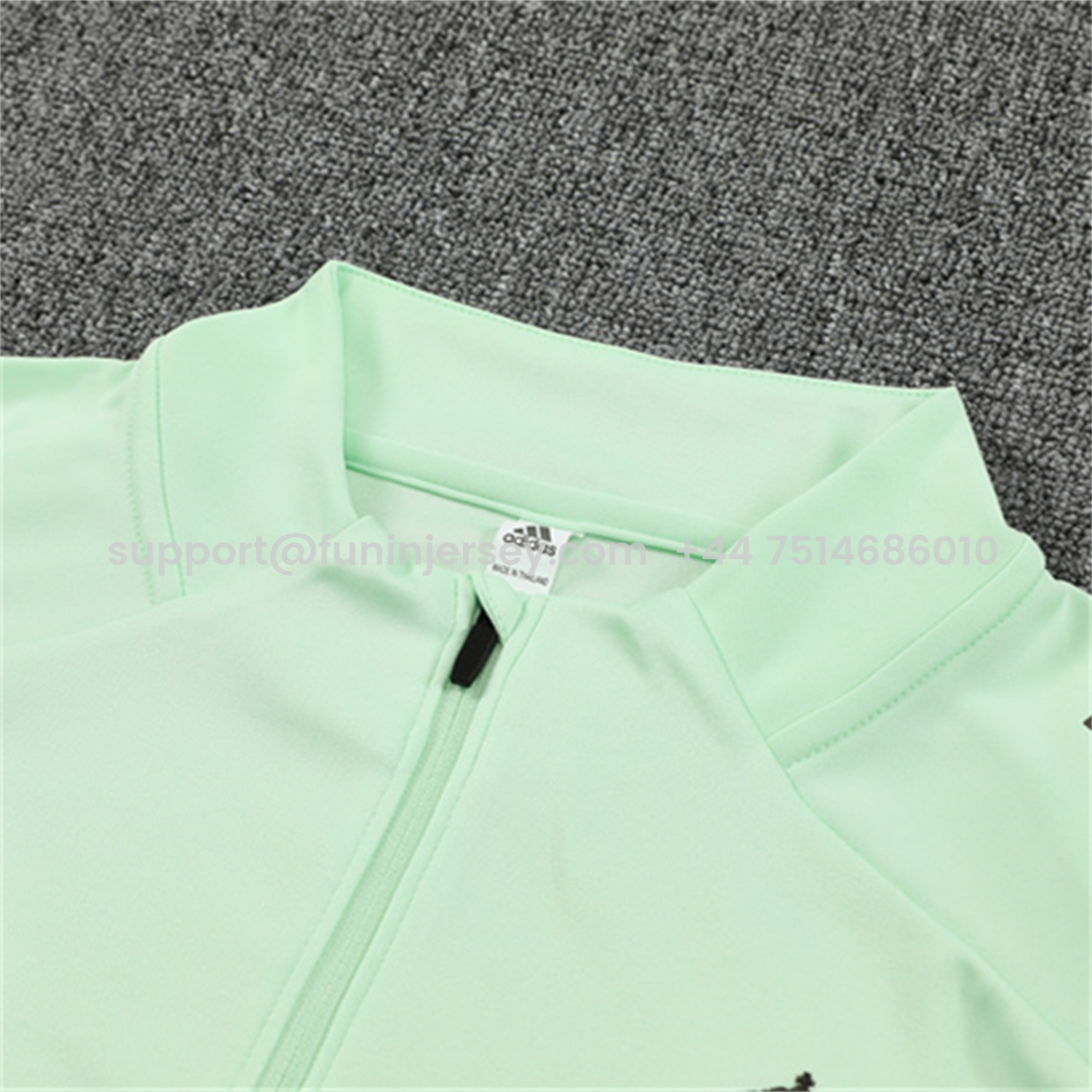 Funinjersey-Real Madrid 25-26 Long Sleeve Training Set - Light Green Top & Army Green Pants