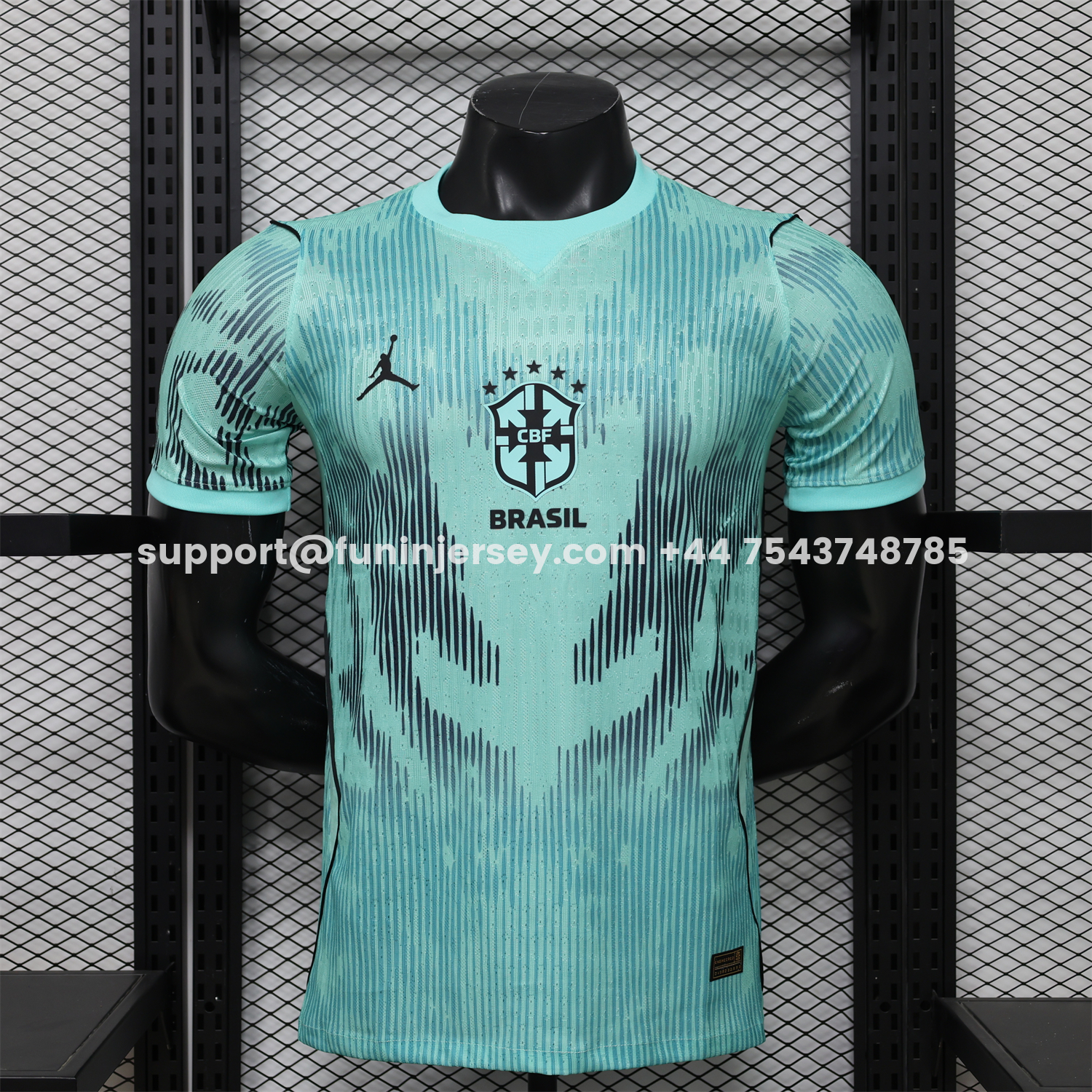 Funinjersey-Brazil 2026 Mint Green Goalkeeper Jersey - Player Version