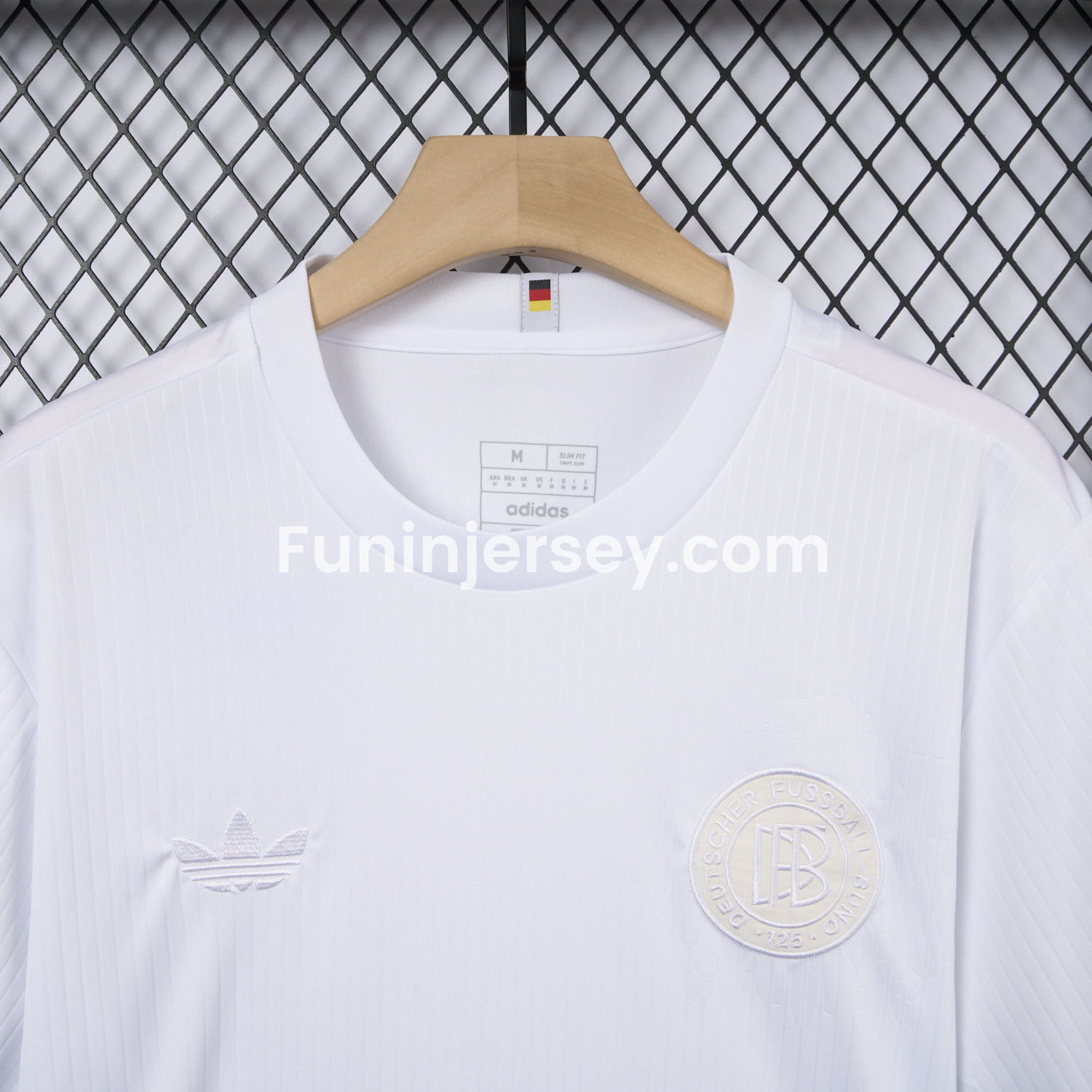 Funinjersey-Germany 2025 125-Year Anniversary Pure White Special Jersey - Fans Version