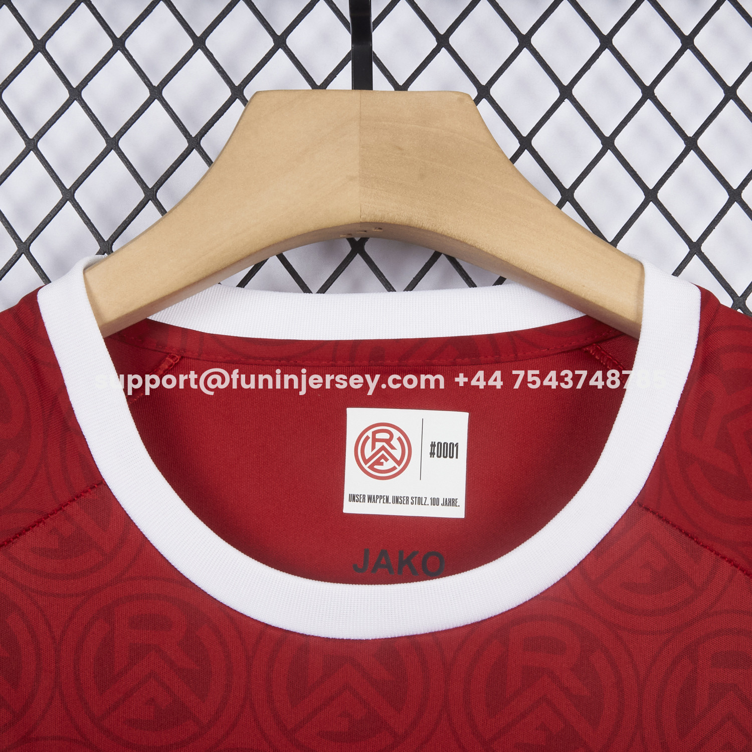Funinjersey-Rot-Weiss Essen 25-26 100th Anniversary Jersey - Fans Version