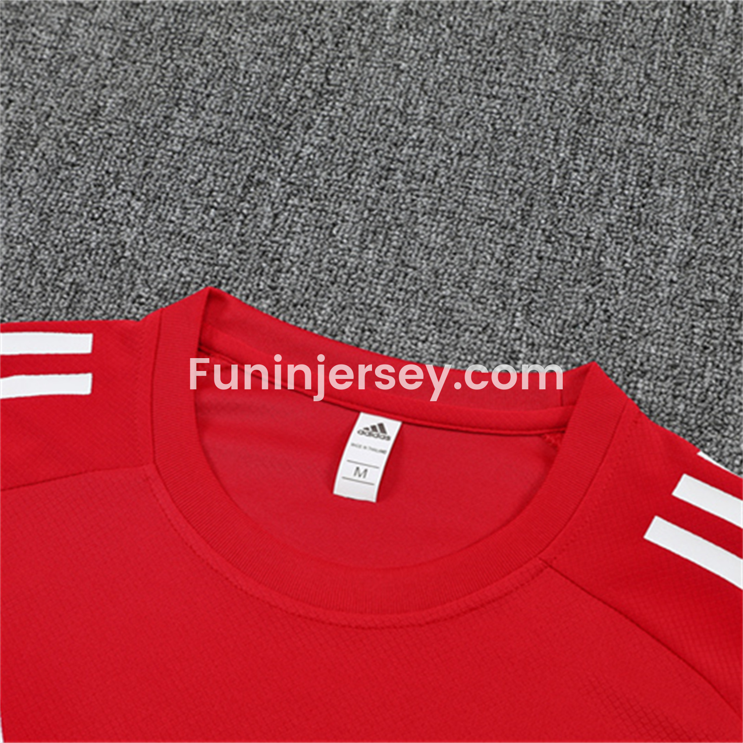 Funinjersey-Manchester United 25-26 Short-Sleeve Training Set - Red Top & Black Shorts