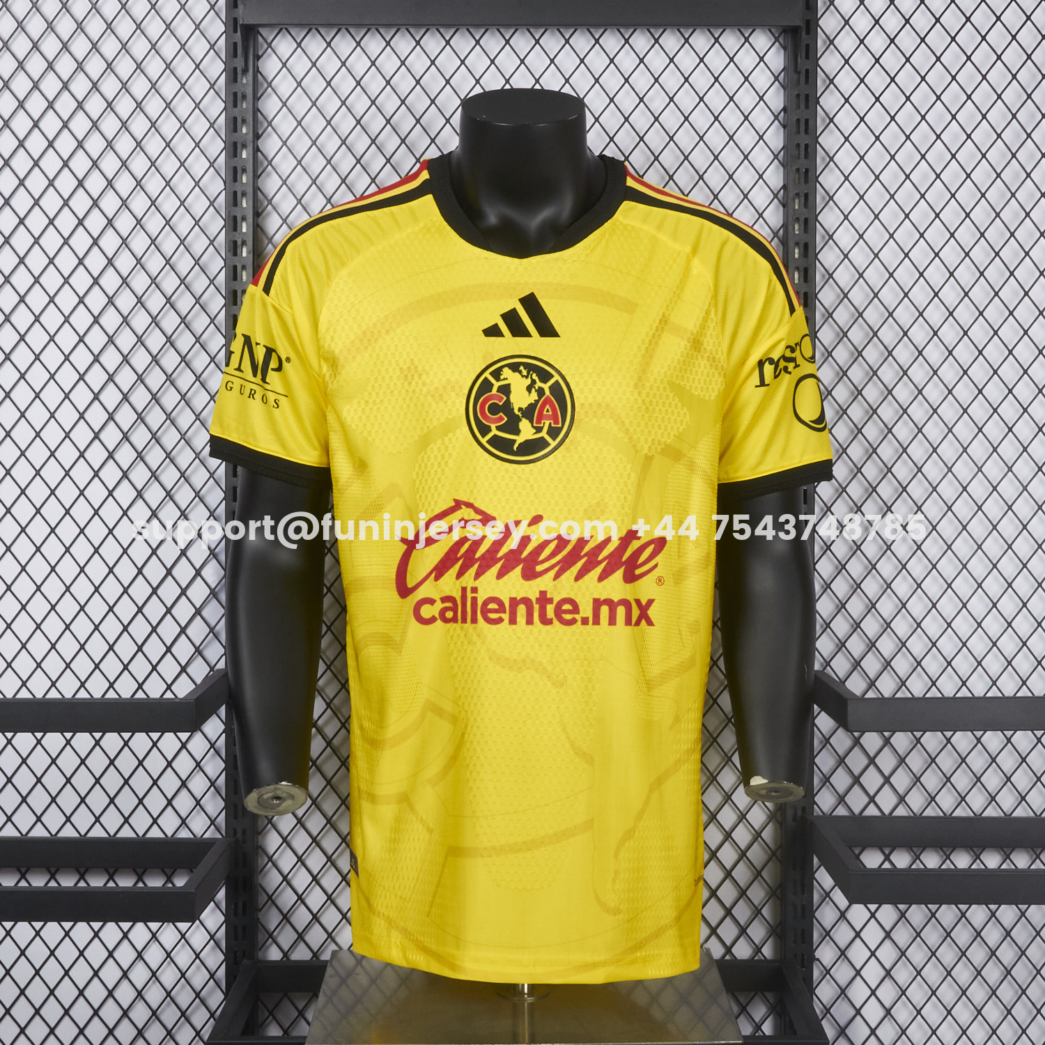 Funinjersey-Club América 26-27 Home Yellow Jersey - Player Version