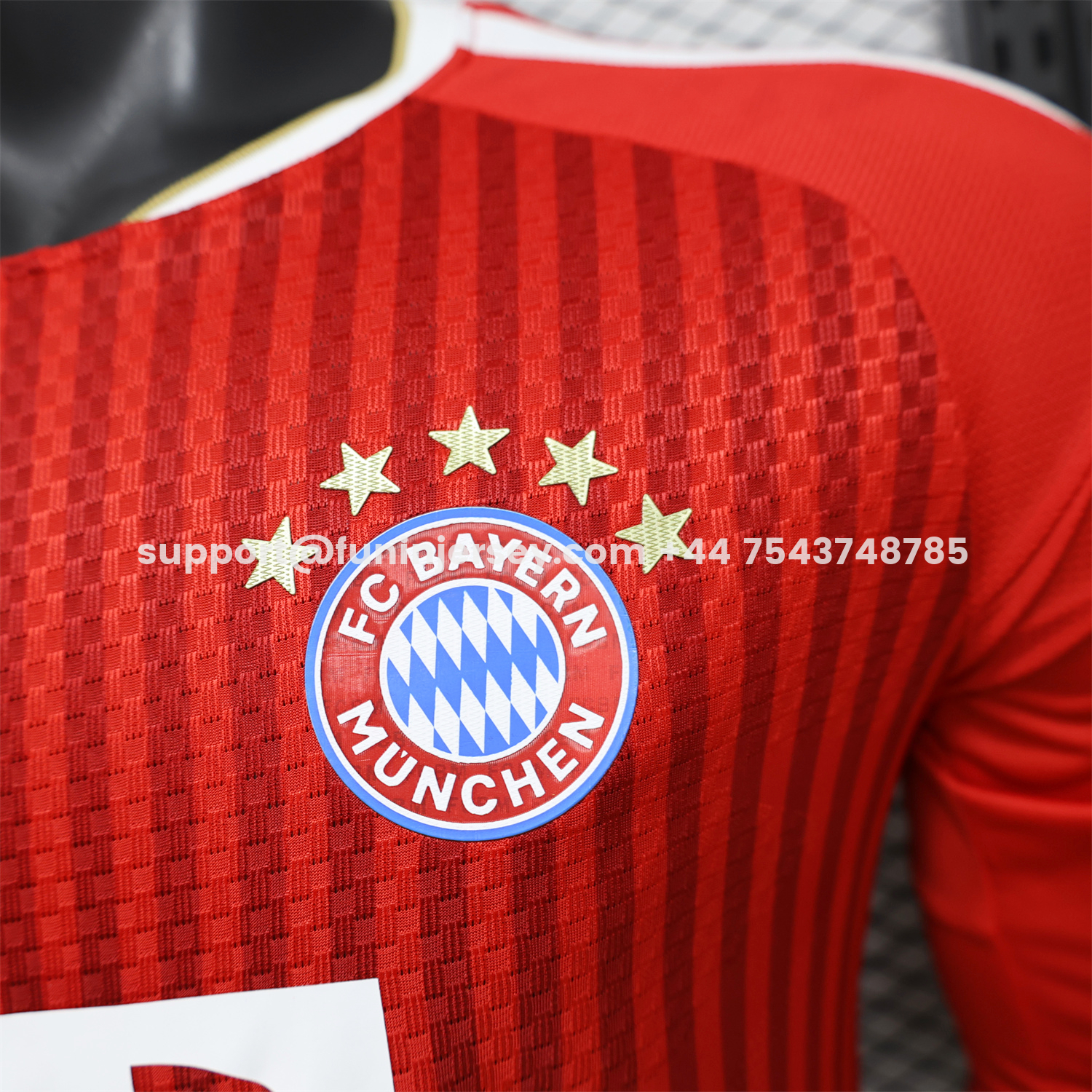 Funinjersey-Bayern Munich 26-27 Home Long Sleeves Jersey - Player Version