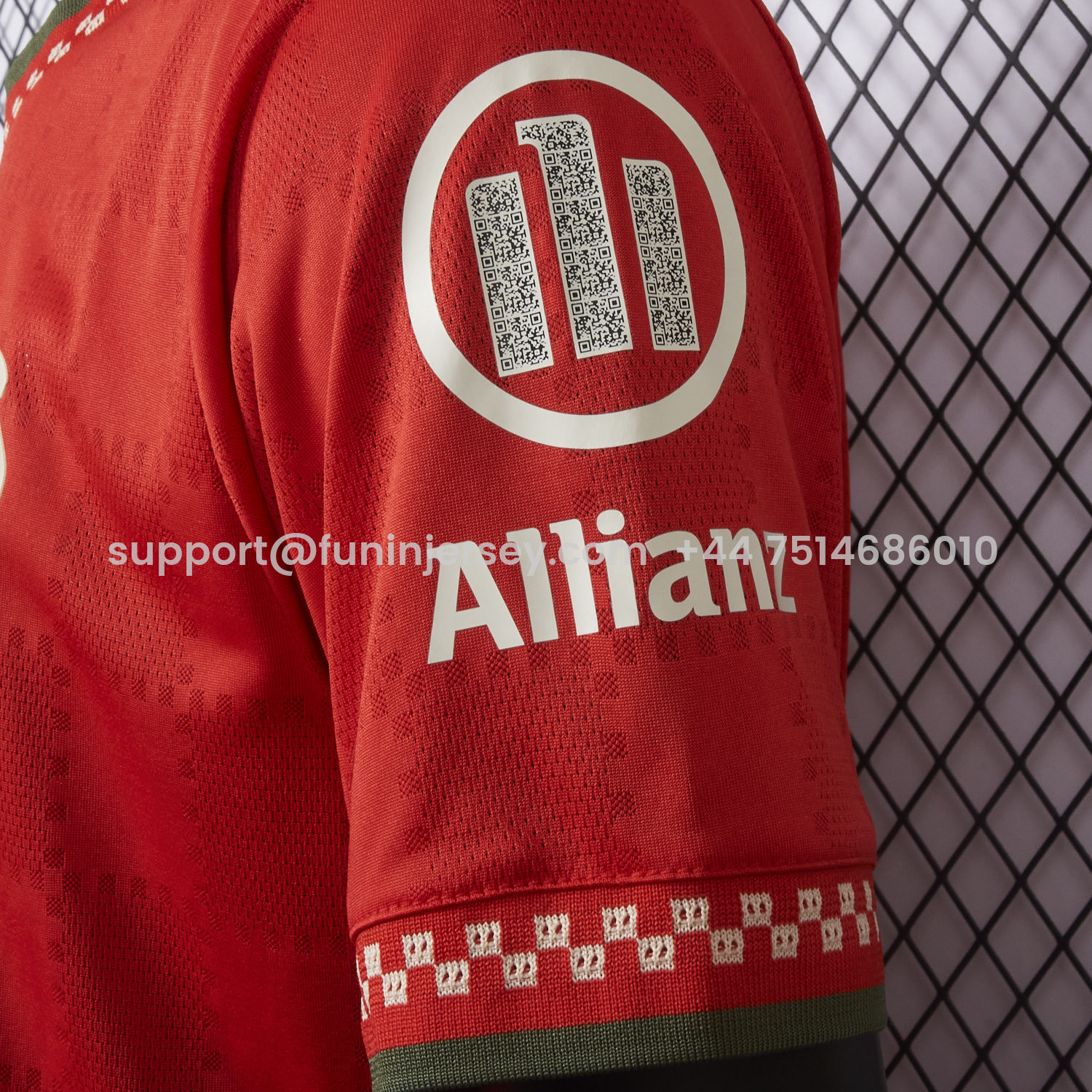 Funinjersey-Bayern Munich 25-26 Trefoil Red Special Jersey - Player Version