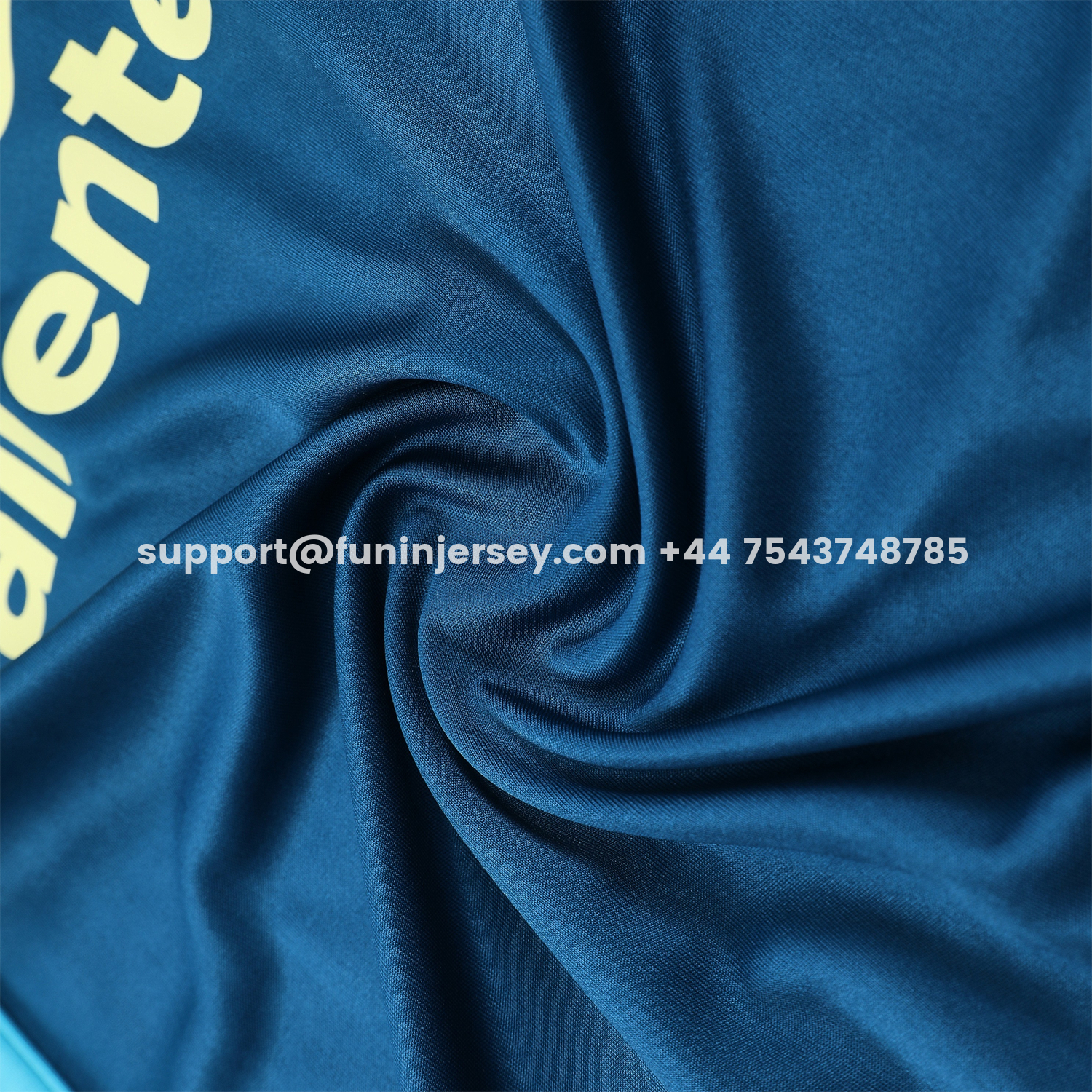 Funinjersey-Club América 25-26 Short-Sleeve Training Set - Royal Blue With Light Blue Accents Top & Pants