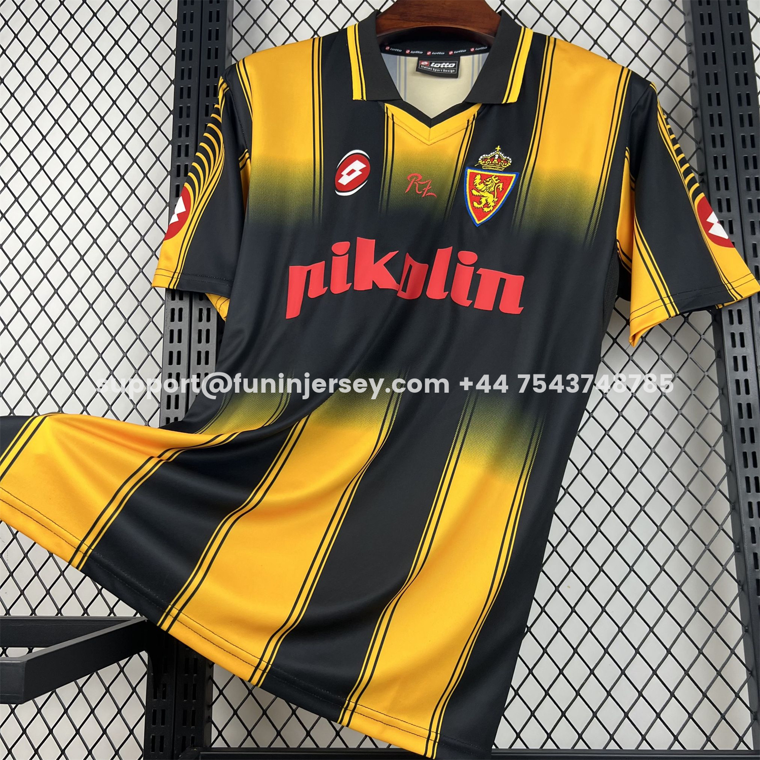 Funinjersey-Retro Real Zaragoza 2003-04 Away Jersey