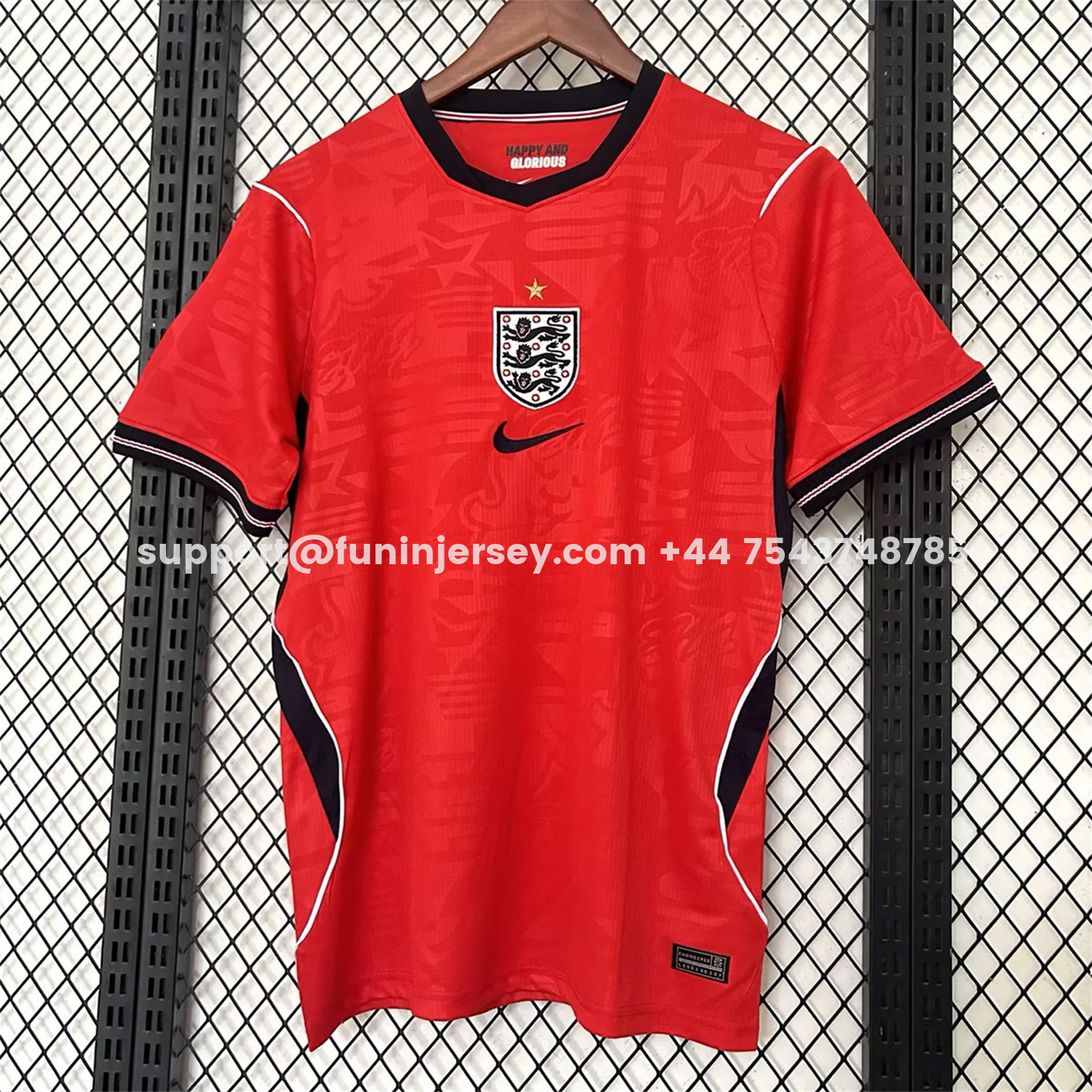 Funinjersey-England 2026 Away Jersey - Fans Version