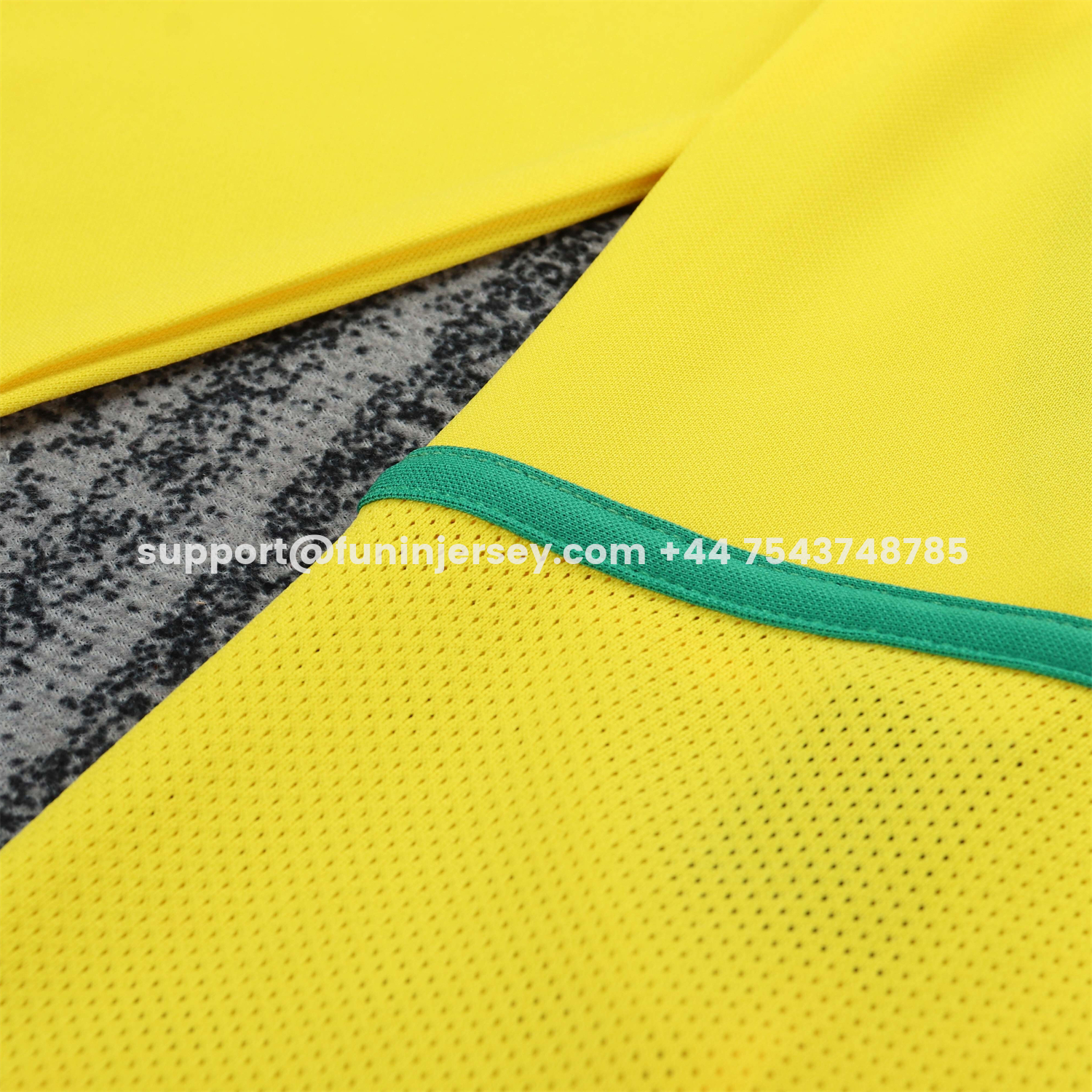 Funinjersey-Retro Brazil 2002 Home Long Sleeves Kids Kit