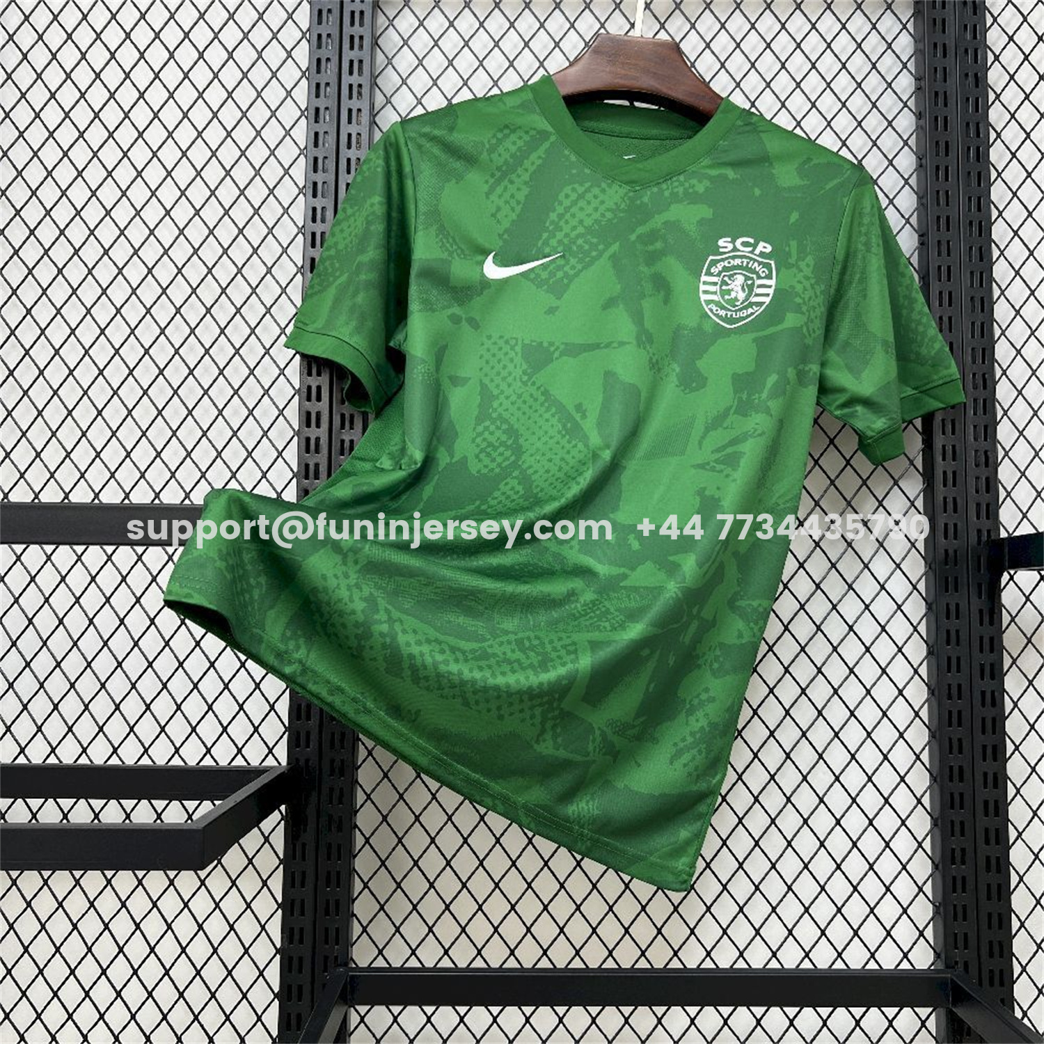 Funinjersey-Sporting CP 25-26 Green Training Jersey - Fans Version