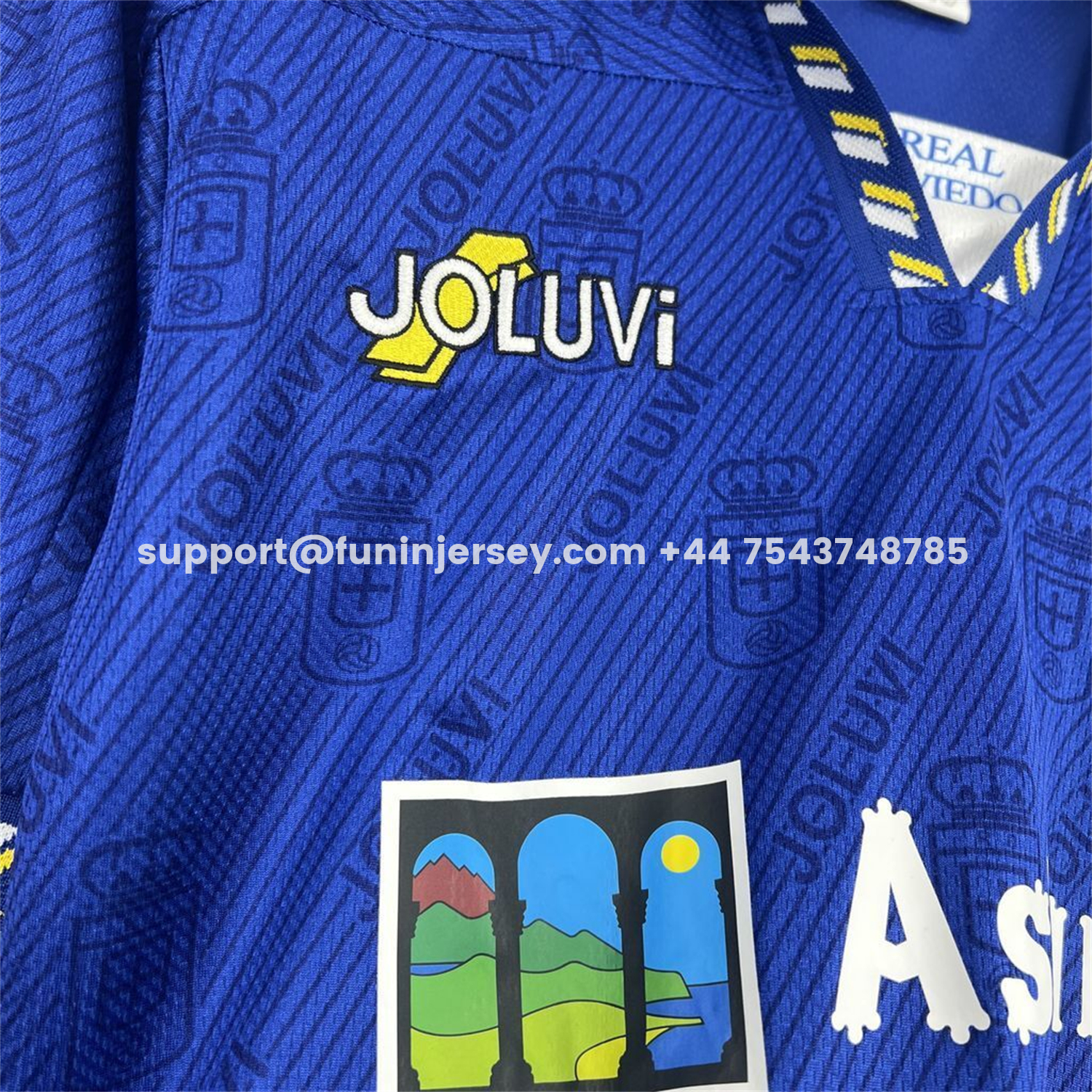 Funinjersey-Retro Real Oviedo 1995-96 Home Jersey
