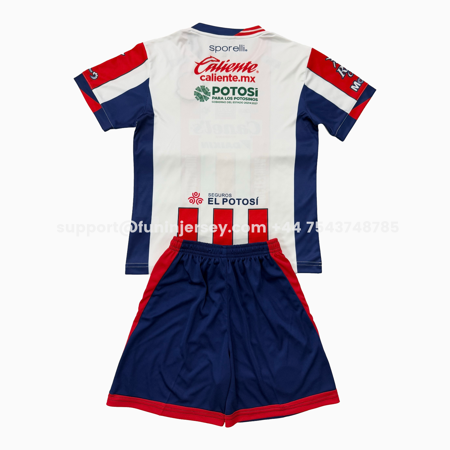 Funinjersey-Atlético San Luis 25-26 Home Kids Kit